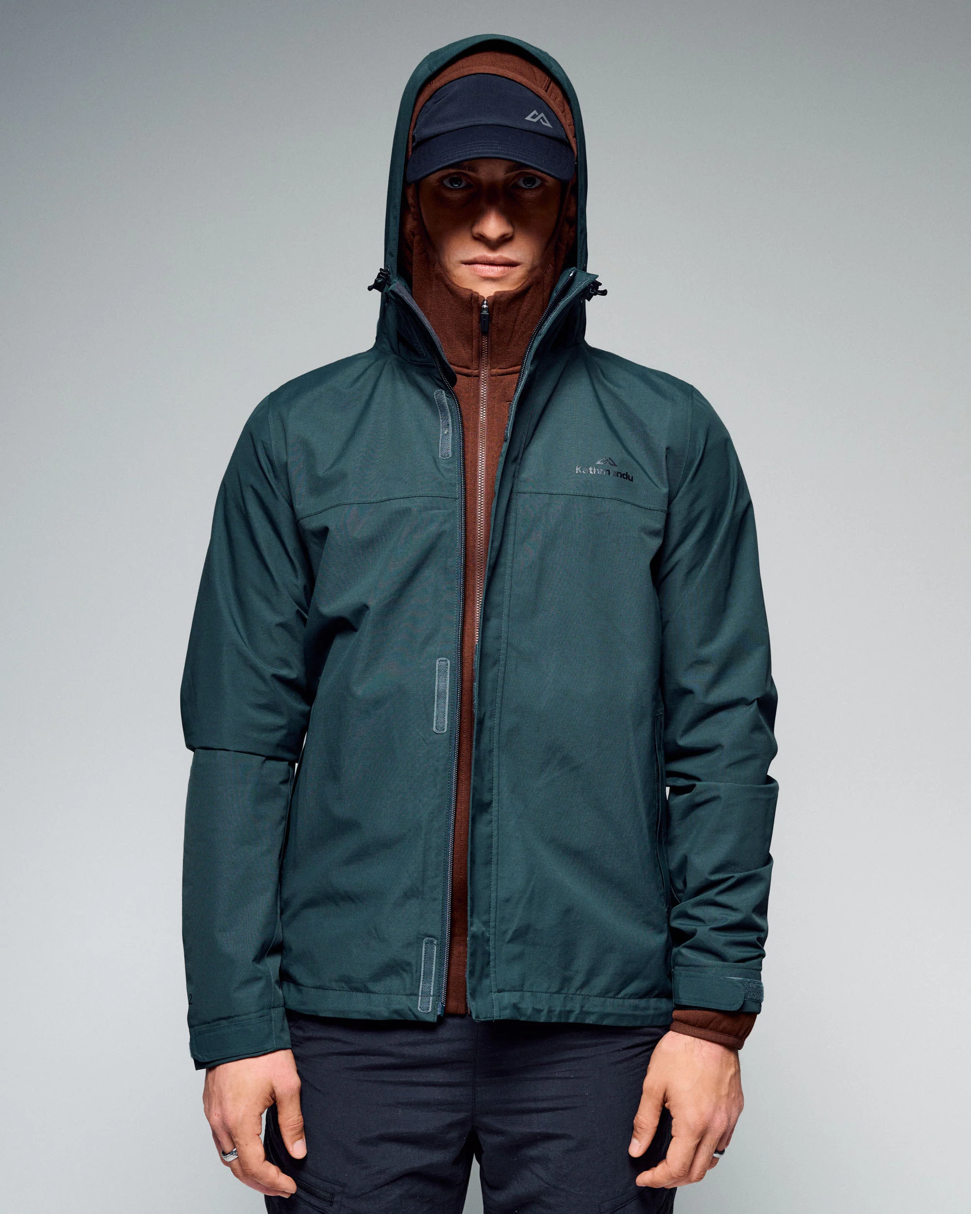 Men's Andulo 2-layer Rain Jacket - Deep Forest