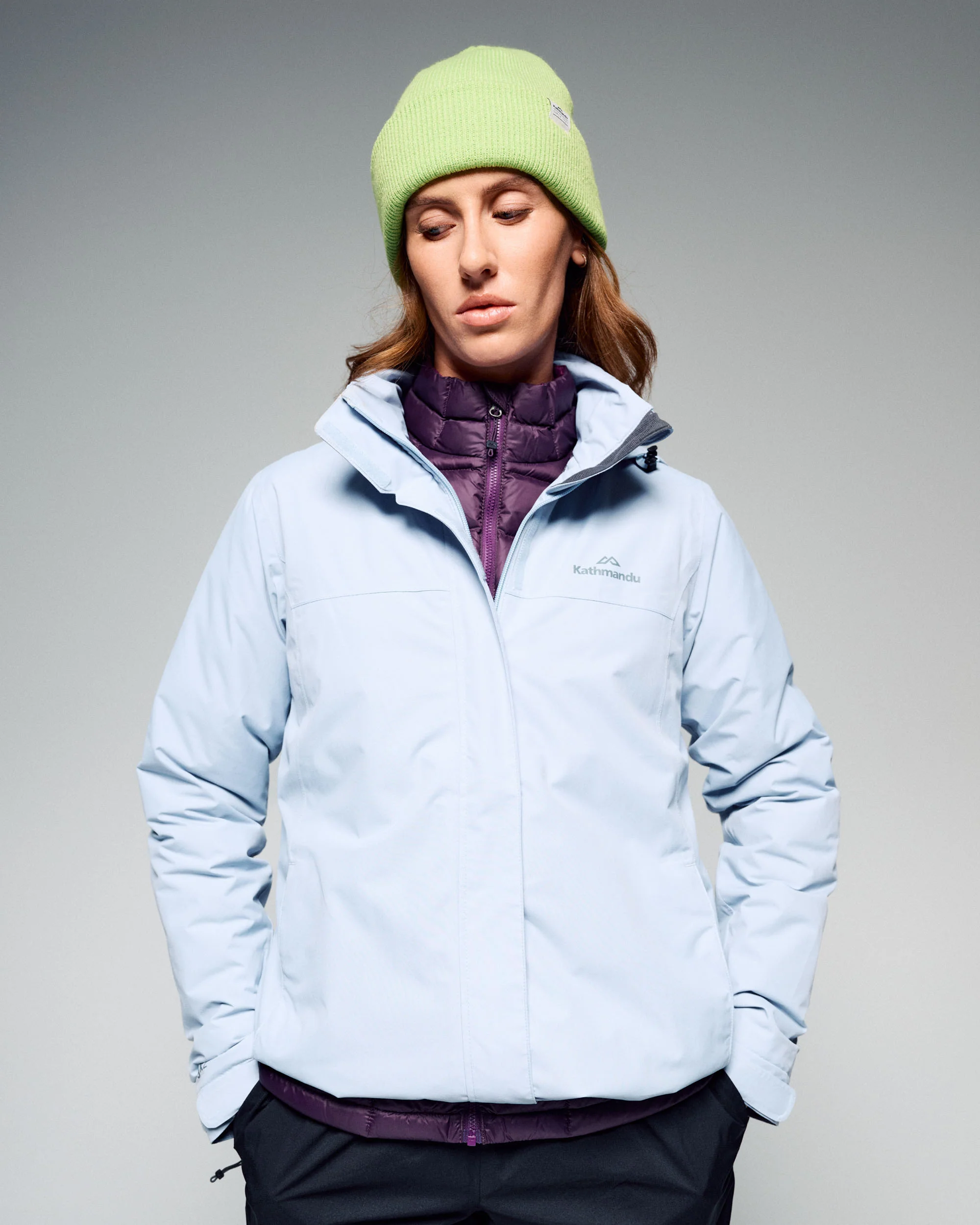 Women's Andulo 2-layer Rain Jacket - Tech Blue