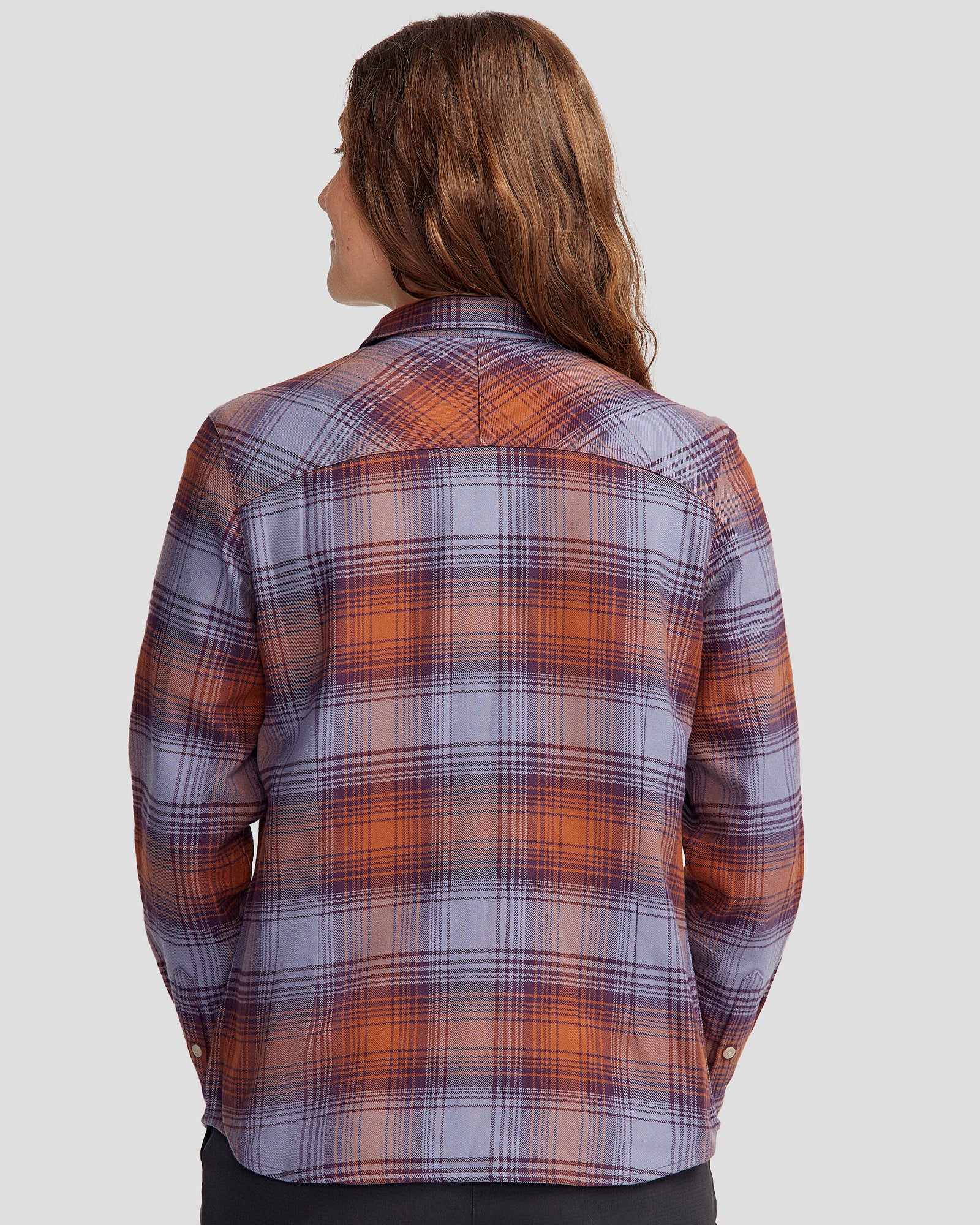 Women's Carrillon HF Long Sleeve Shirt - Shadow Plaid Haze - Image 4