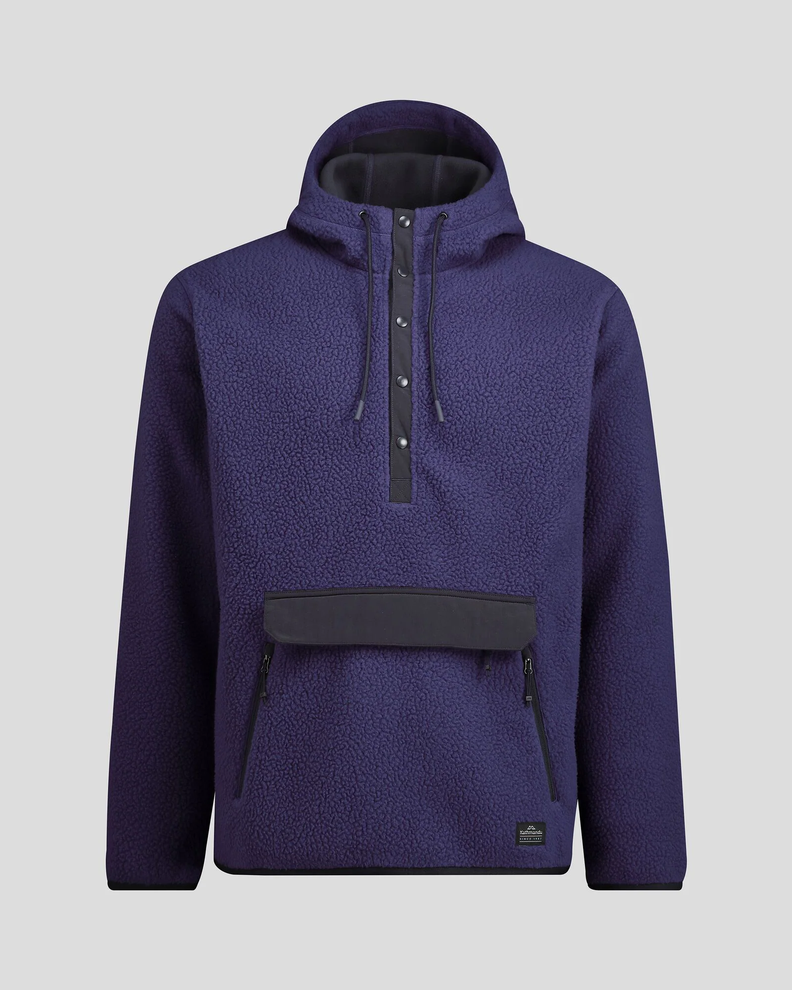 Men's Co-Z High Pile Hooded Pullover - Dark Horizon - Image 5