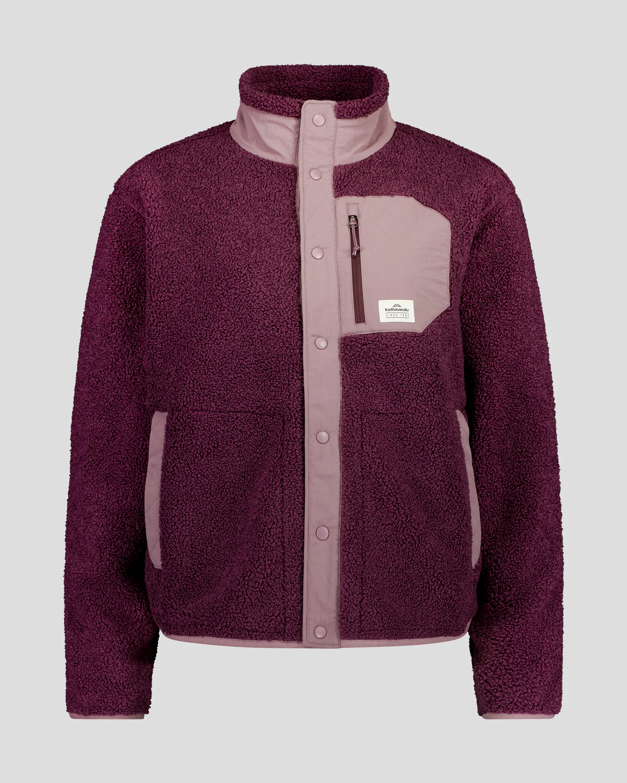 Co-Z High Pile Women's Jacket v3 - Mulberry/Dark Thistle - Image 3