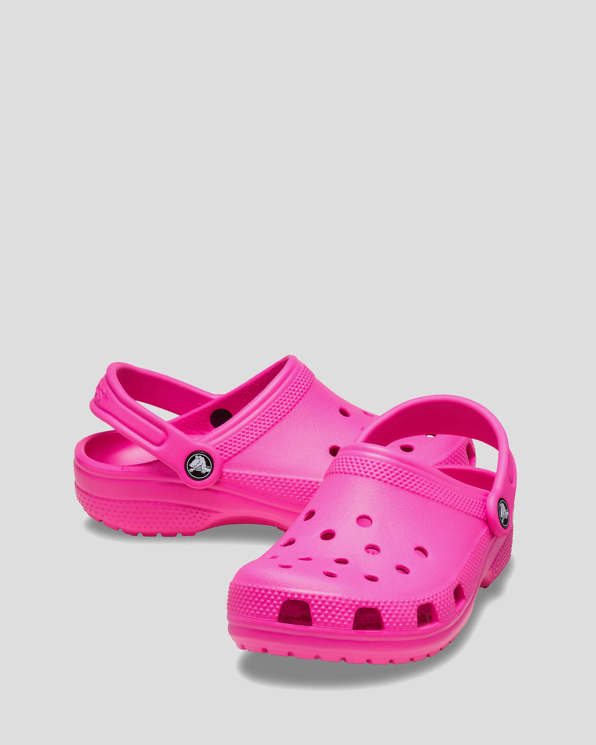 Kids Classic Clog Crocs - Pink Crush - Image 3