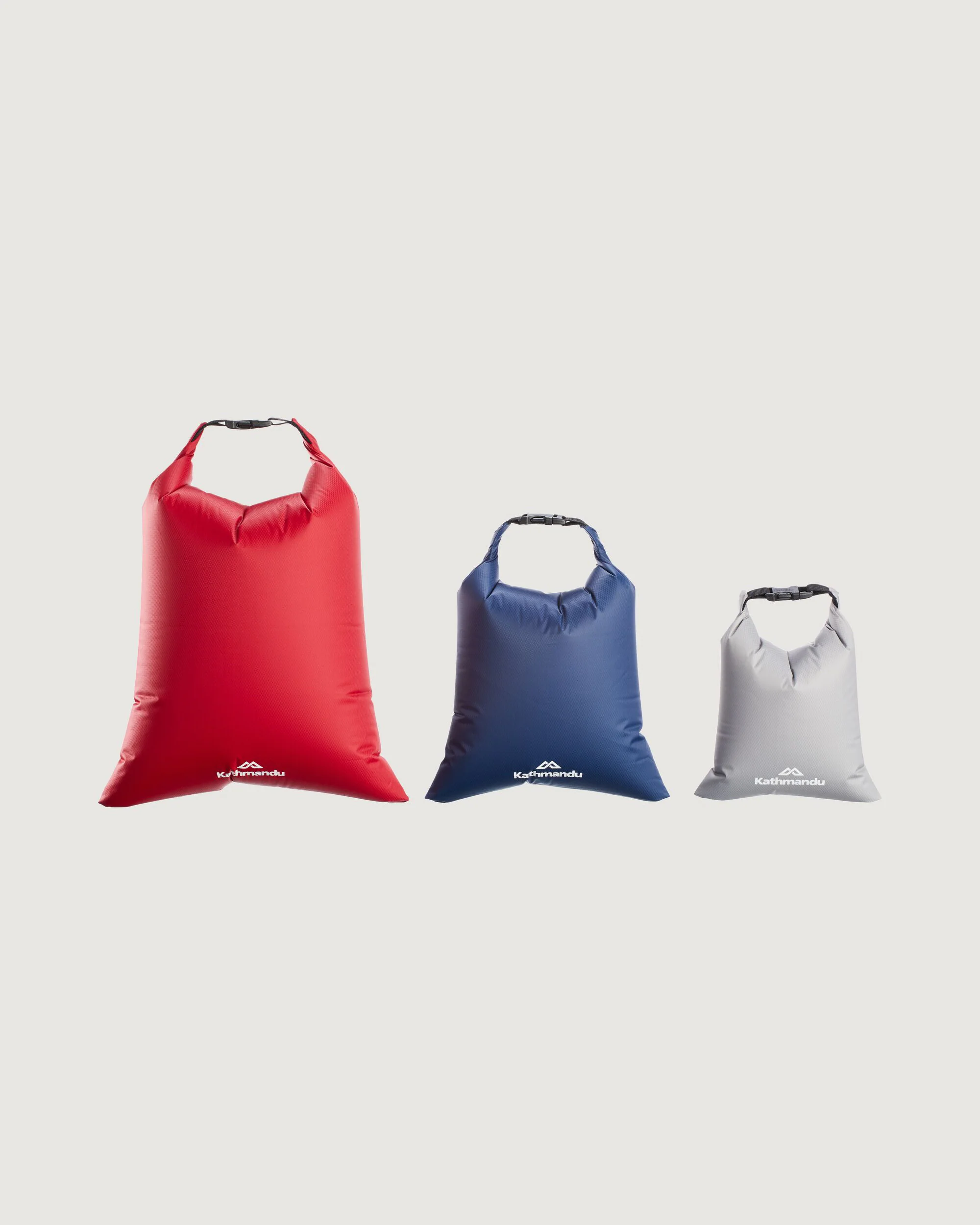 Dry Sacks - 3 Pack - Chilli Pepper/Dark Blue/Steel Grey - Image 2
