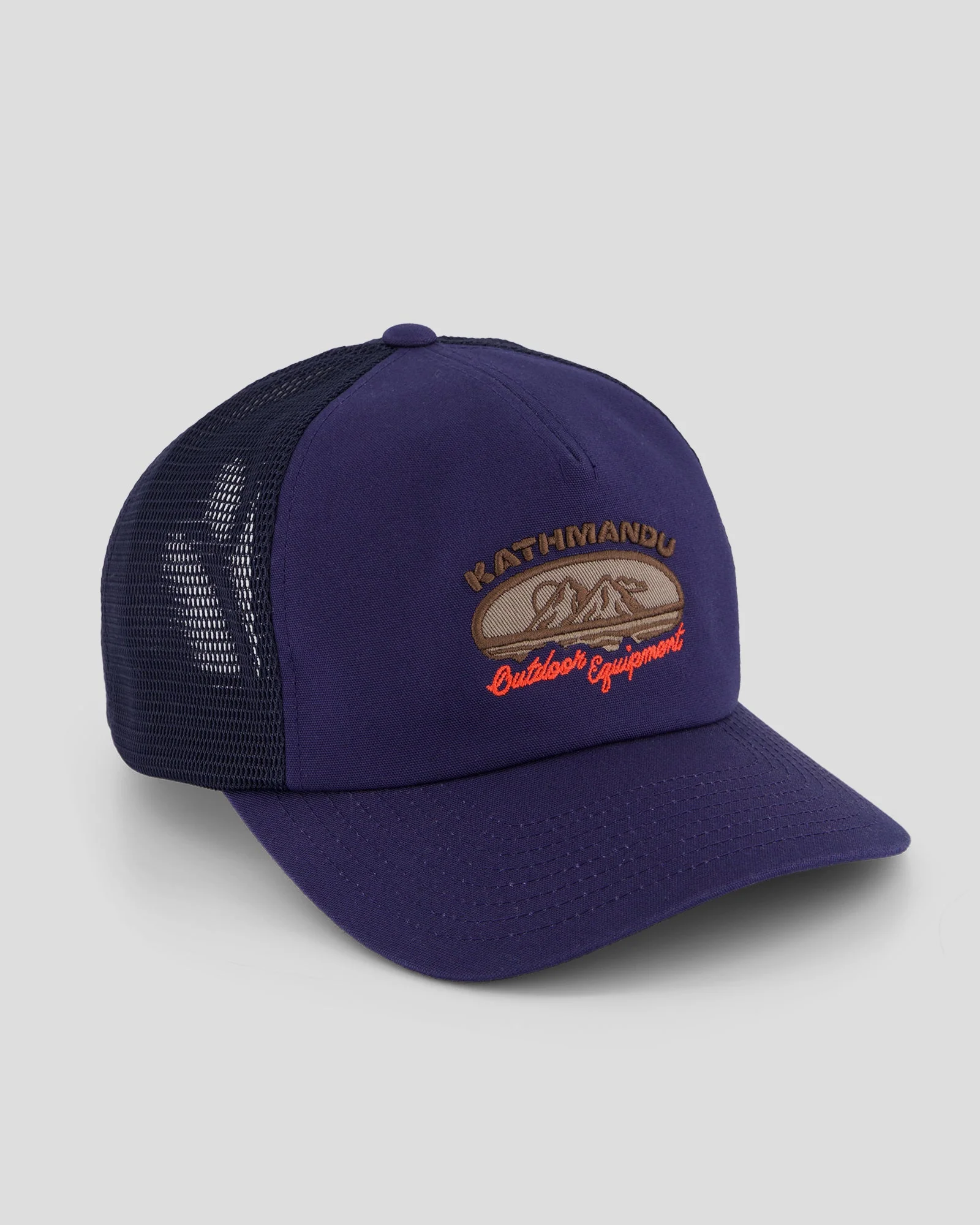 Embroidered Trucker Cap - Pure Navy