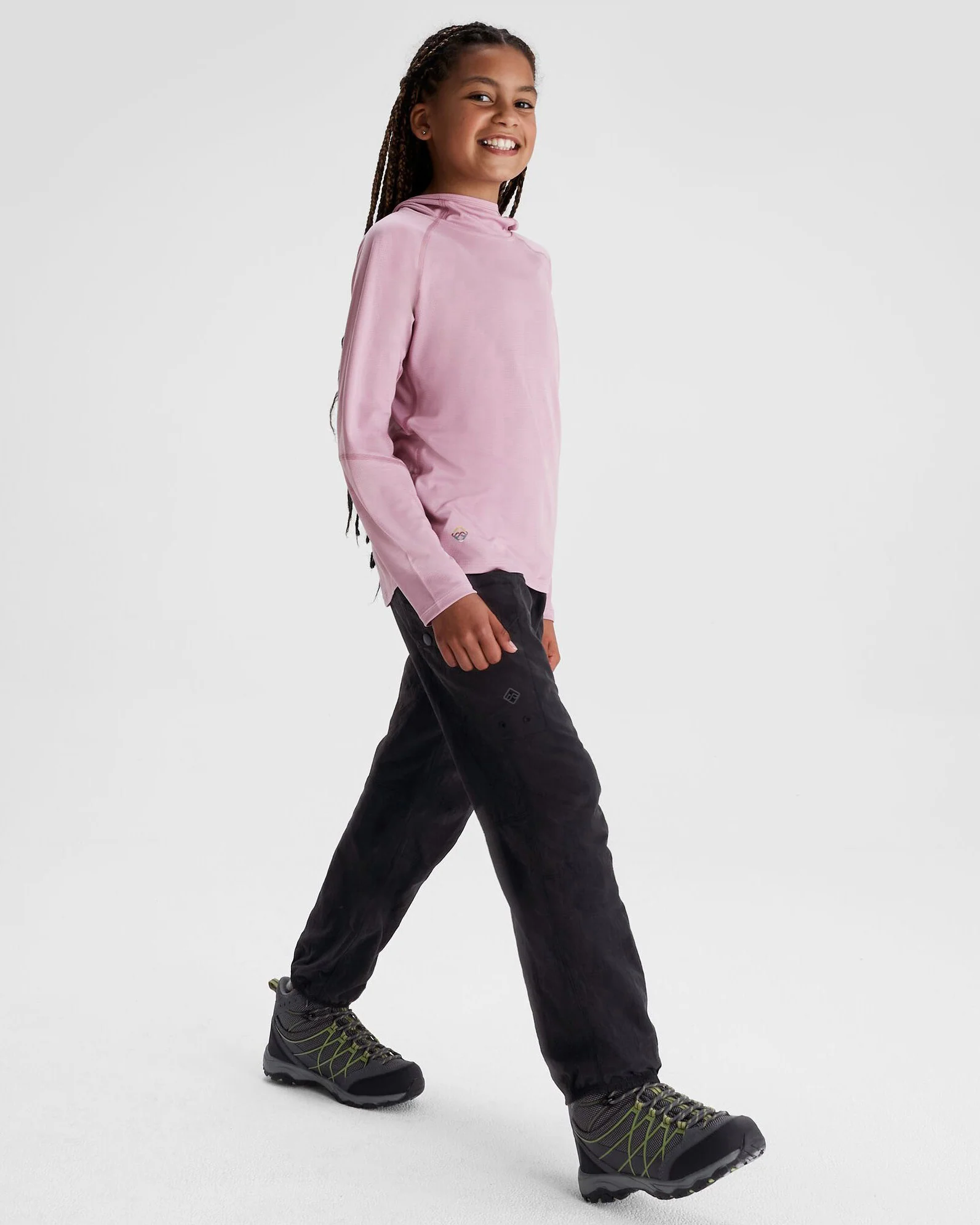 Girls' EVRY-Day Cargo Pants - Black - Image 2