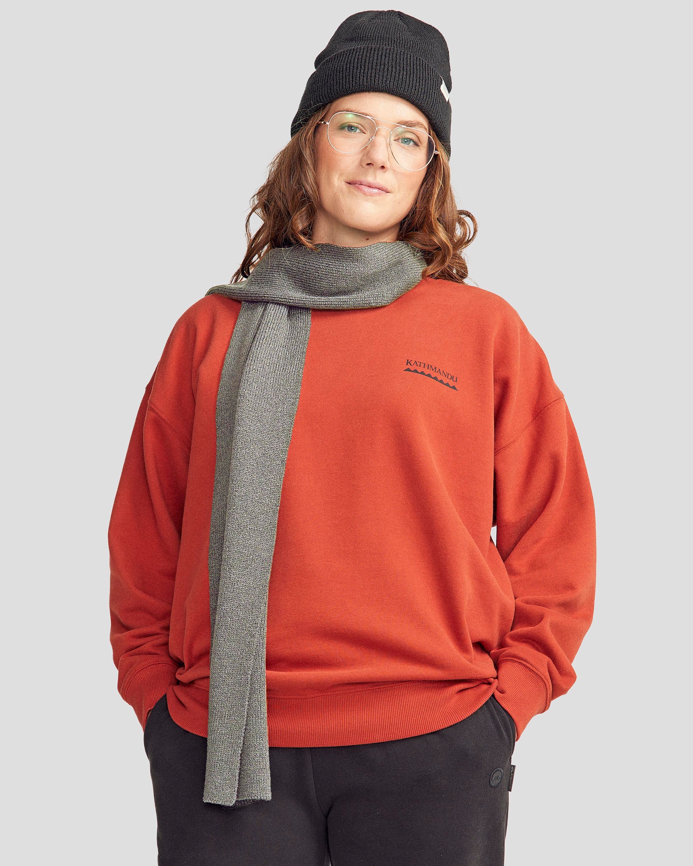 Fyfe Scarf - Mid Grey Marle
