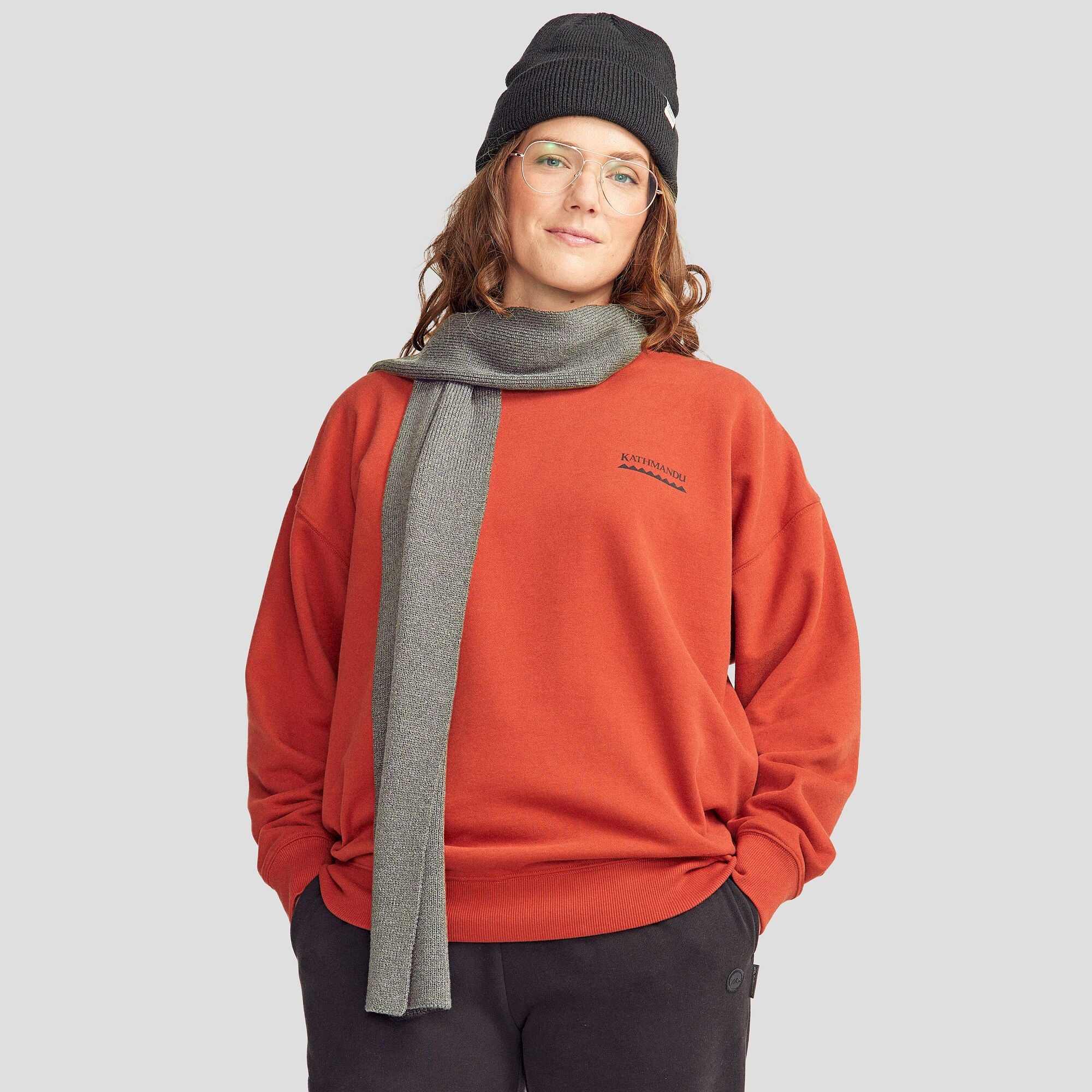 Fyfe Scarf - Mid Grey Marle - Image 3