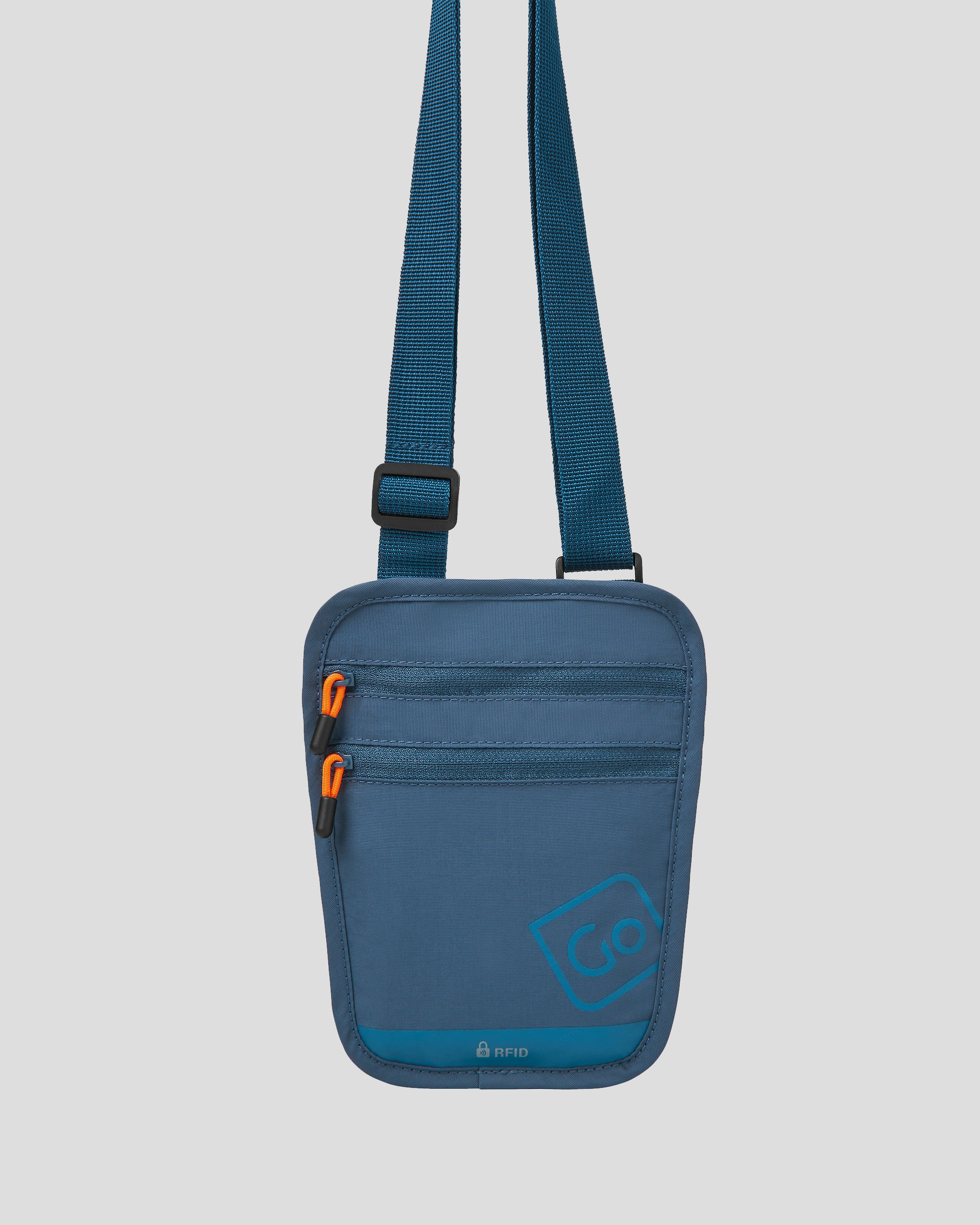 Go Travel RFID Passport Pouch - Blue