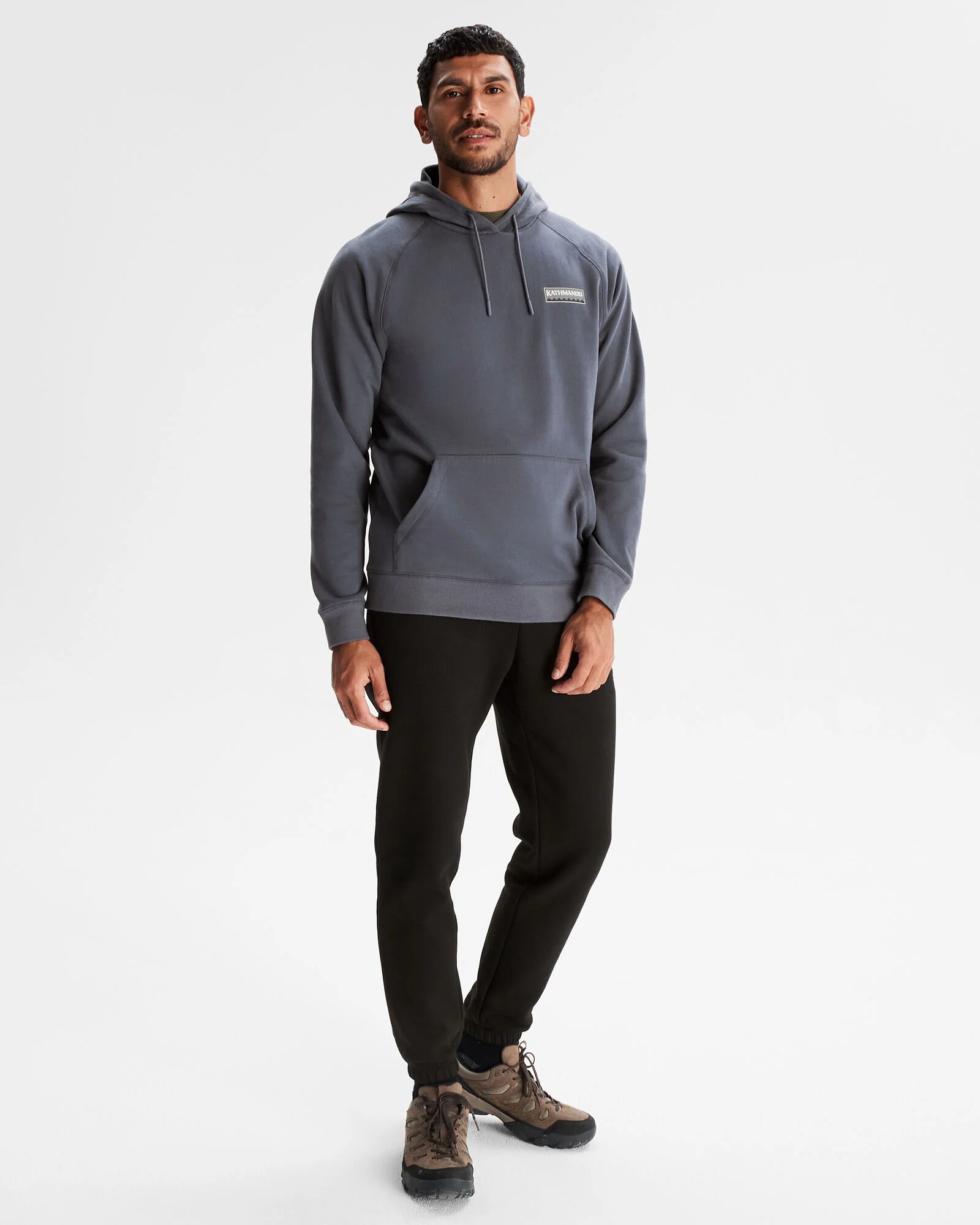 Men's Heritage Logo LT BB Hoodie - Mid Navy - Image 2