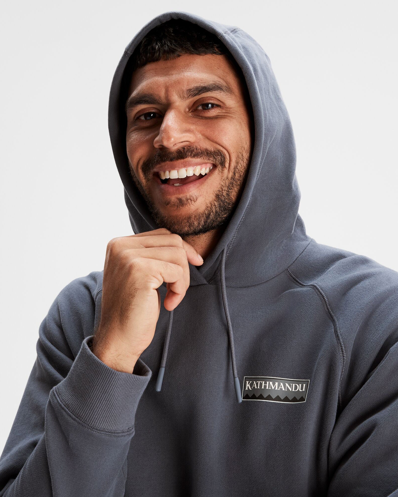 Men's Heritage Logo LT BB Hoodie - Mid Navy - Image 4