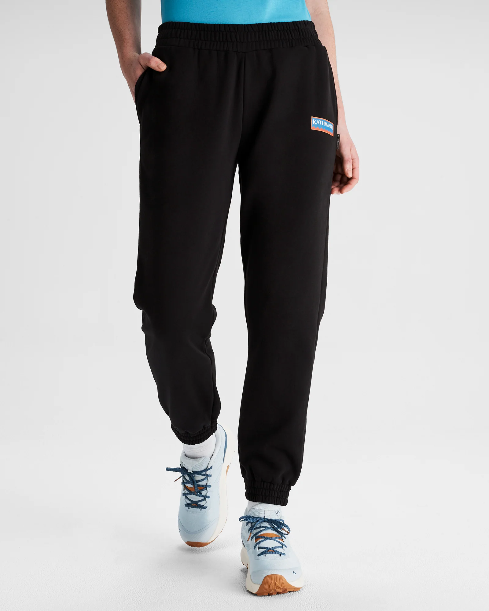 Women's Heritage Logo Slouchy LT BB Jogger Pants - Black Stingray