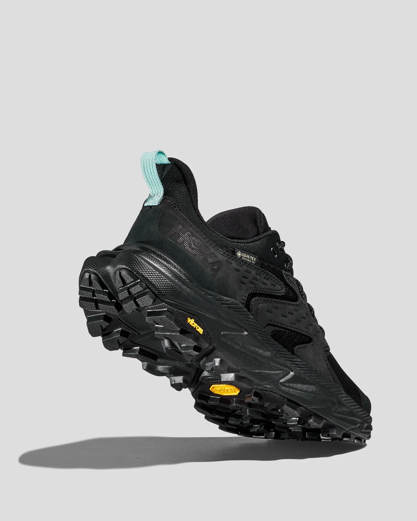 Women's Hoka Anacapa 2 Low GTX Hiking Shoes - Black - Image 9