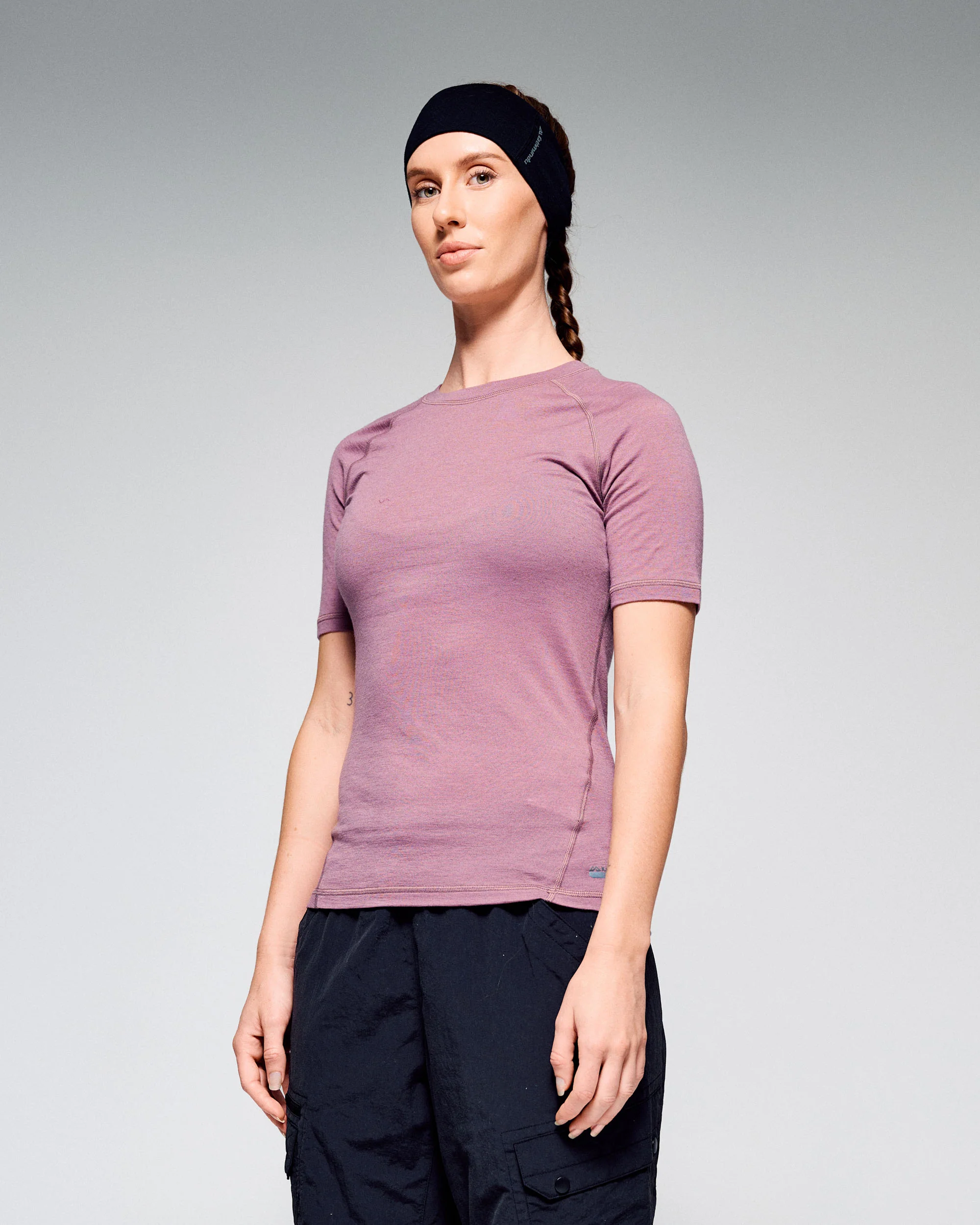 Women's K-Merino 125 Baselayer S/S Tee - Dark Thistle