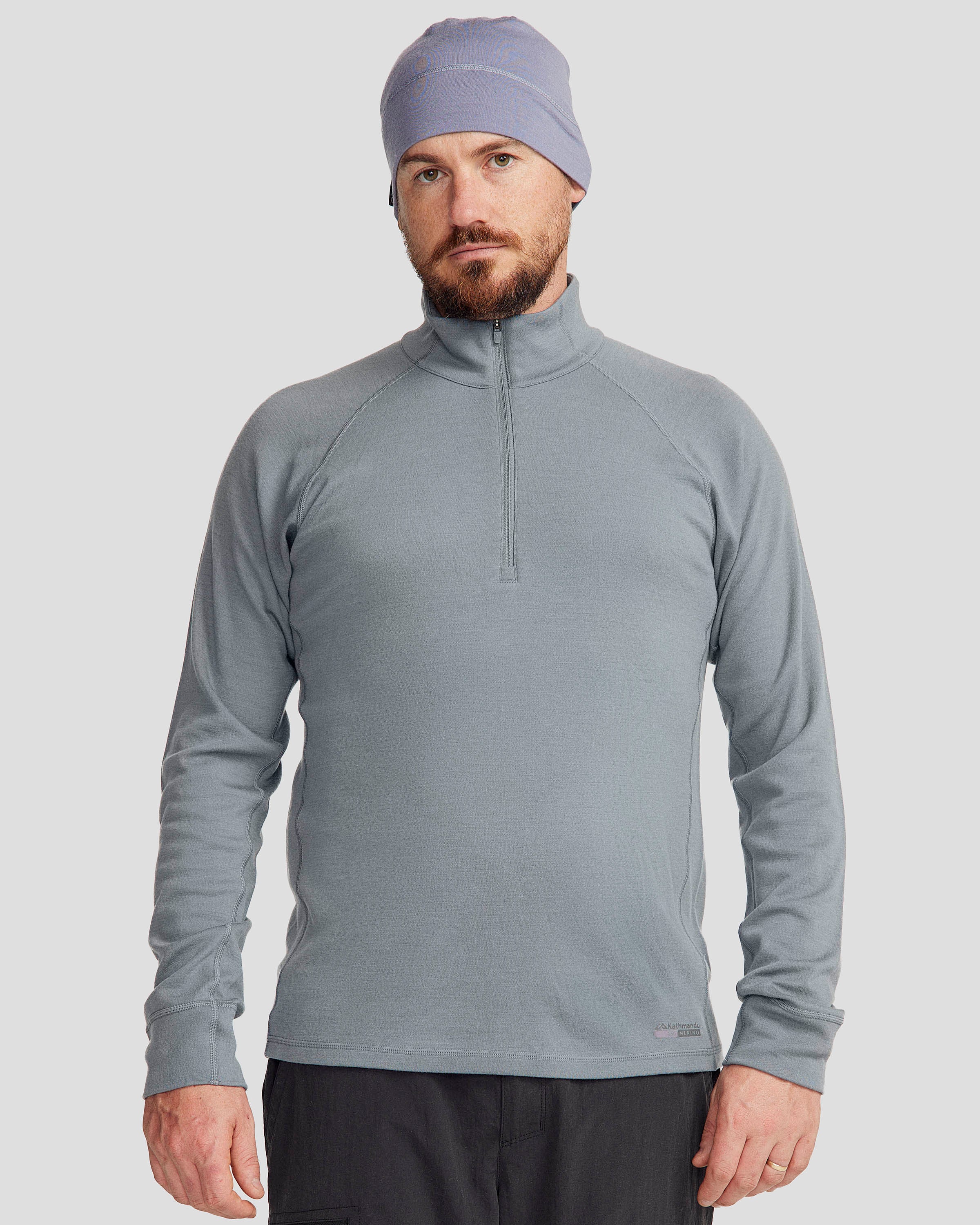 Men's K-Merino 250 Quarter Zip Long Sleeve - Moon