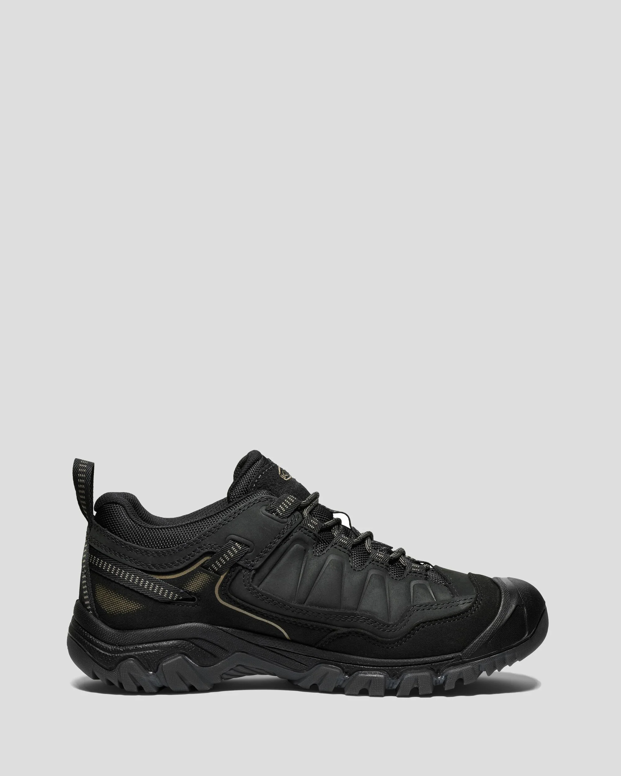 Men's Keen Targhee IV Waterproof Hiking Shoes - Black