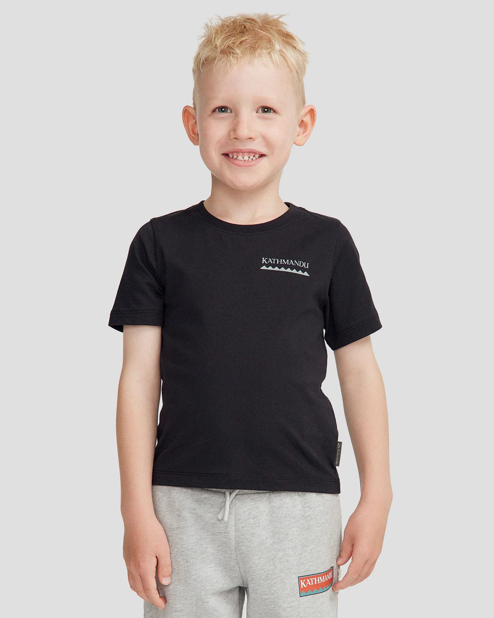 Kids' Heritage Organic Cotton T-shirt - Black Stingray