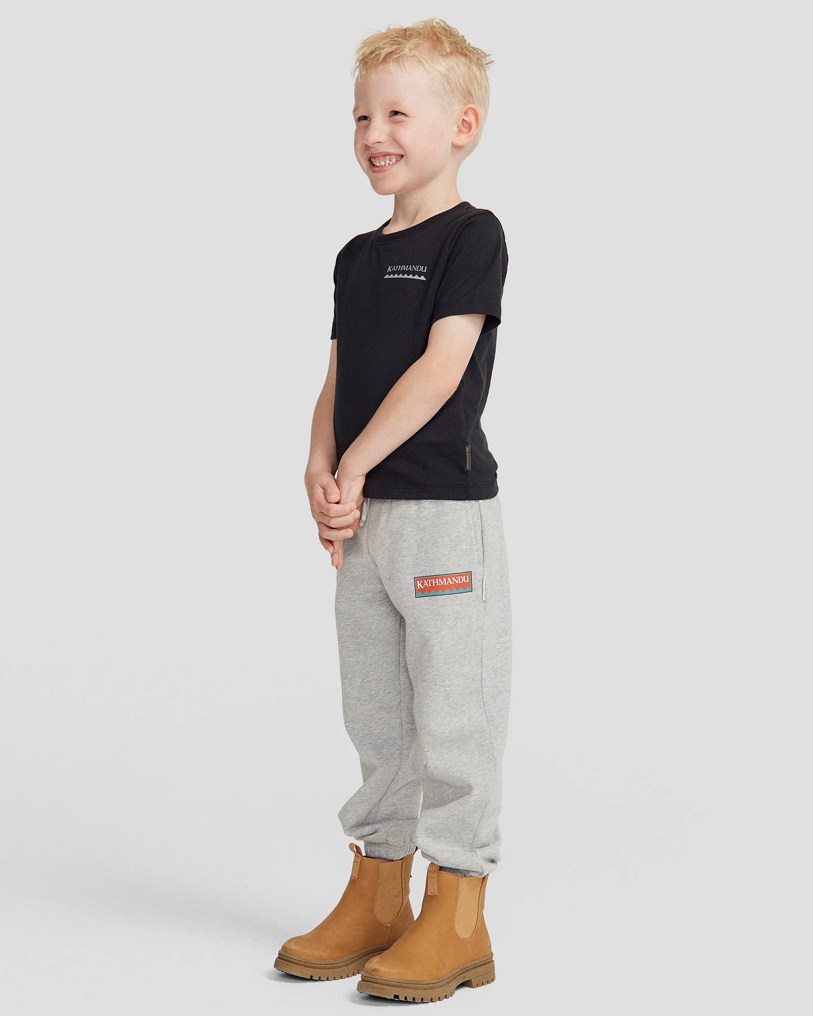 Kids' Heritage Organic Cotton T-shirt - Black Stingray - Image 2
