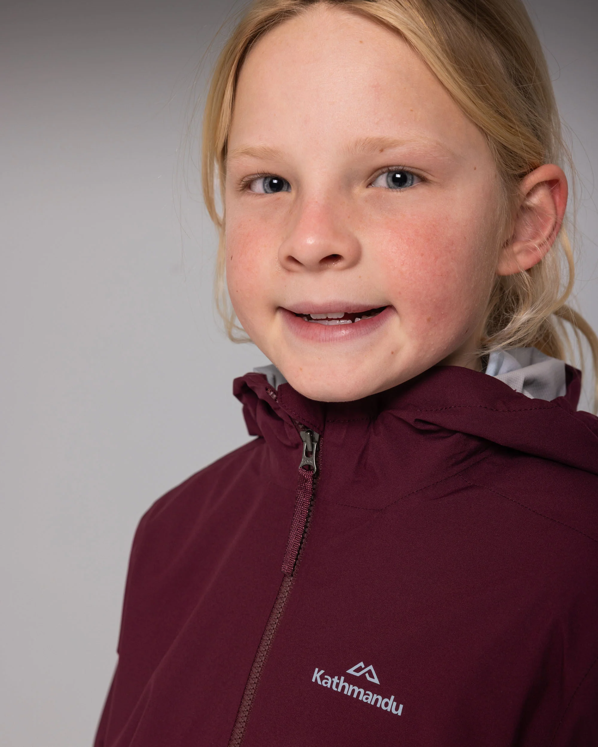 Kids Trailhead 3in1 Rain Hooded Jacket -  Mulberry - Image 3