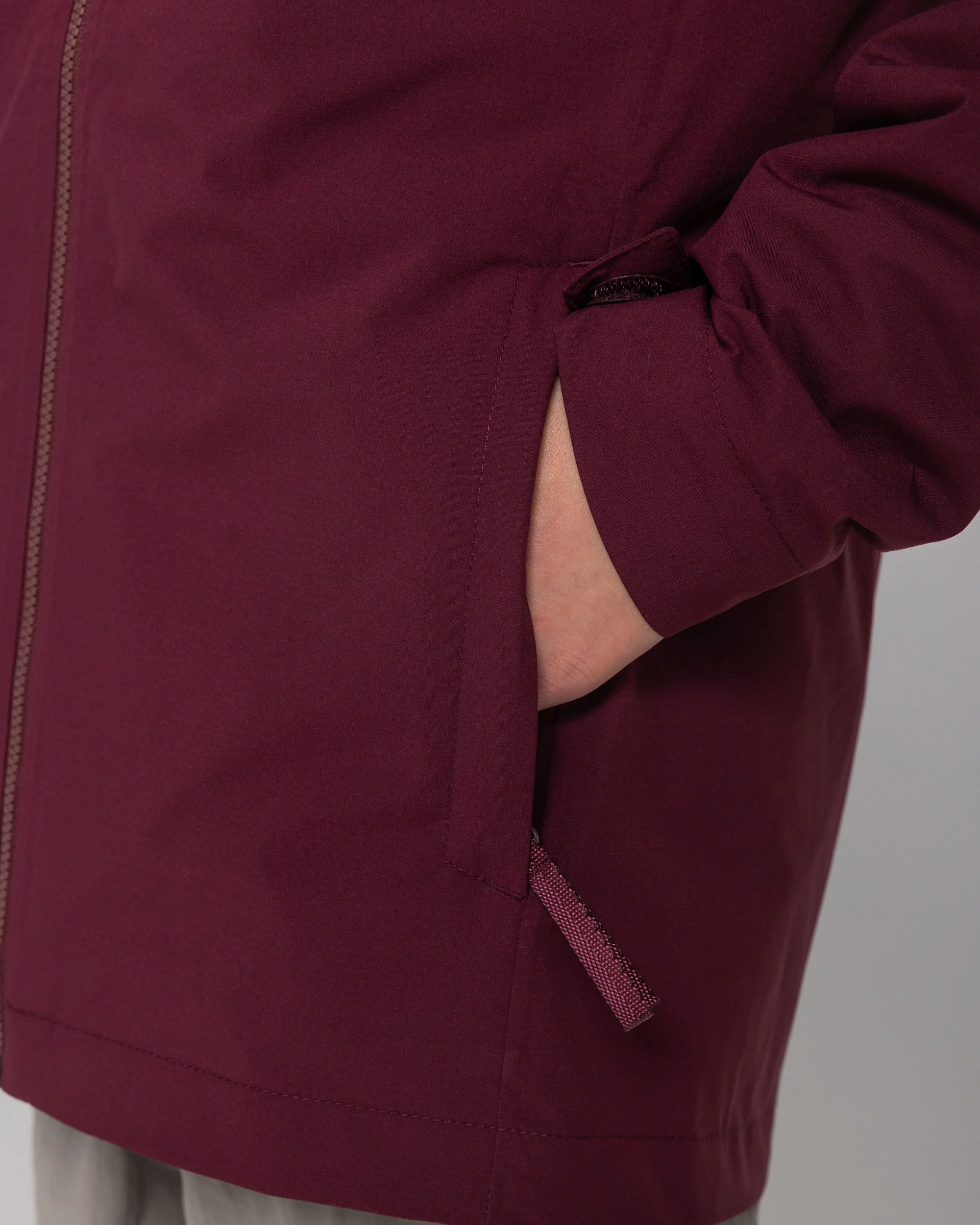 Kids Trailhead 3in1 Rain Hooded Jacket -  Mulberry - Image 4
