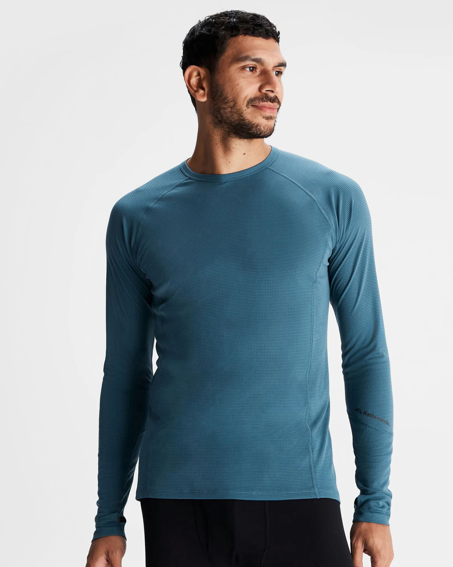 Men's KMDAction Baselayer Top - Steel Blue