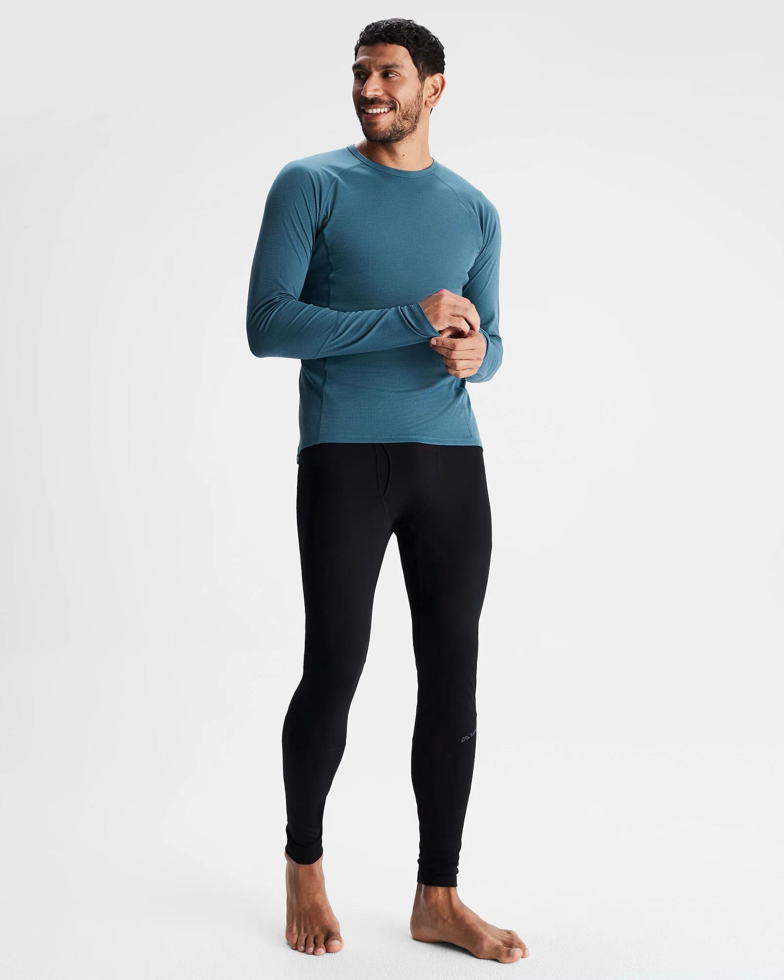 Men's KMDAction Baselayer Top - Steel Blue - Image 2
