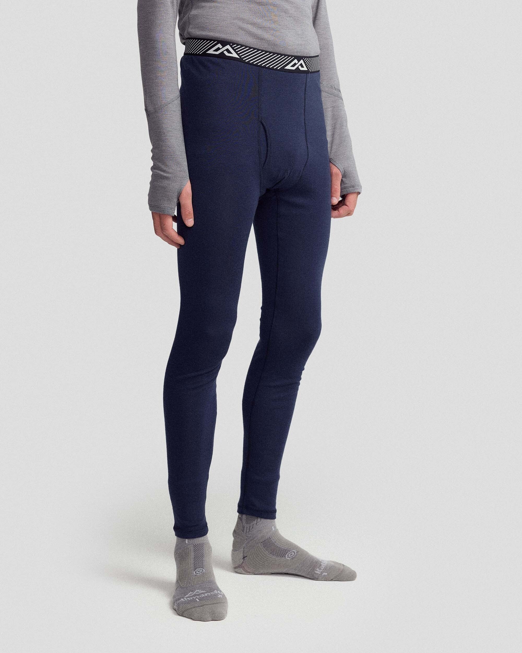 Men's KMDMerino Baselayer Long Johns  - Pure Navy