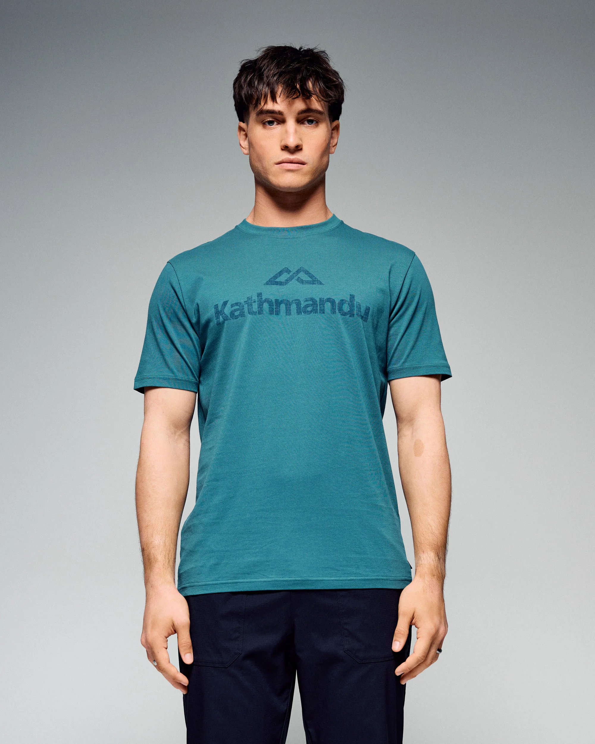 Men's Logo Organic Cotton Tee - Ocean