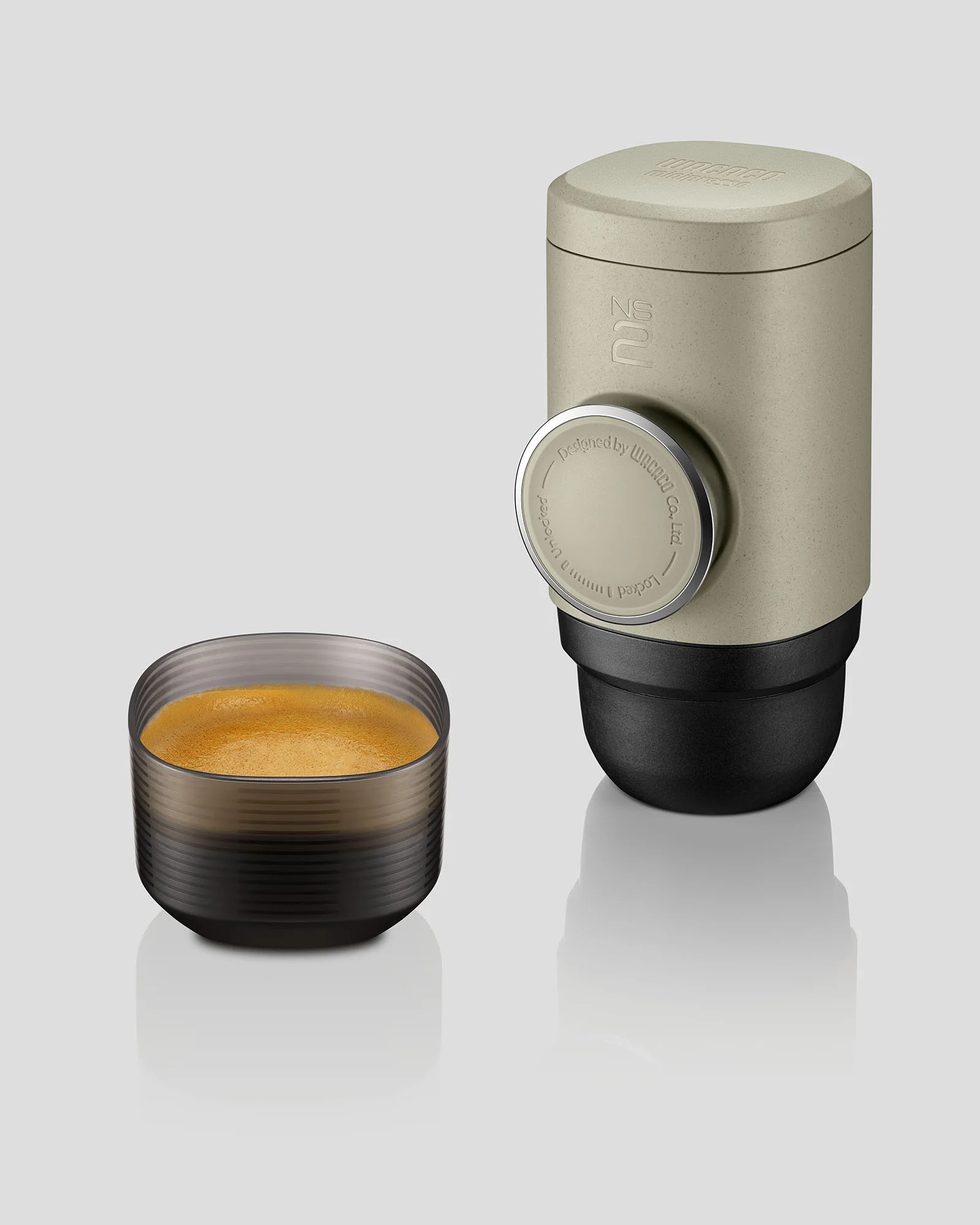 Minipresso NS2 Portable Capsule (Nespresso) Espresso Machine - Stone Beige - Image 2