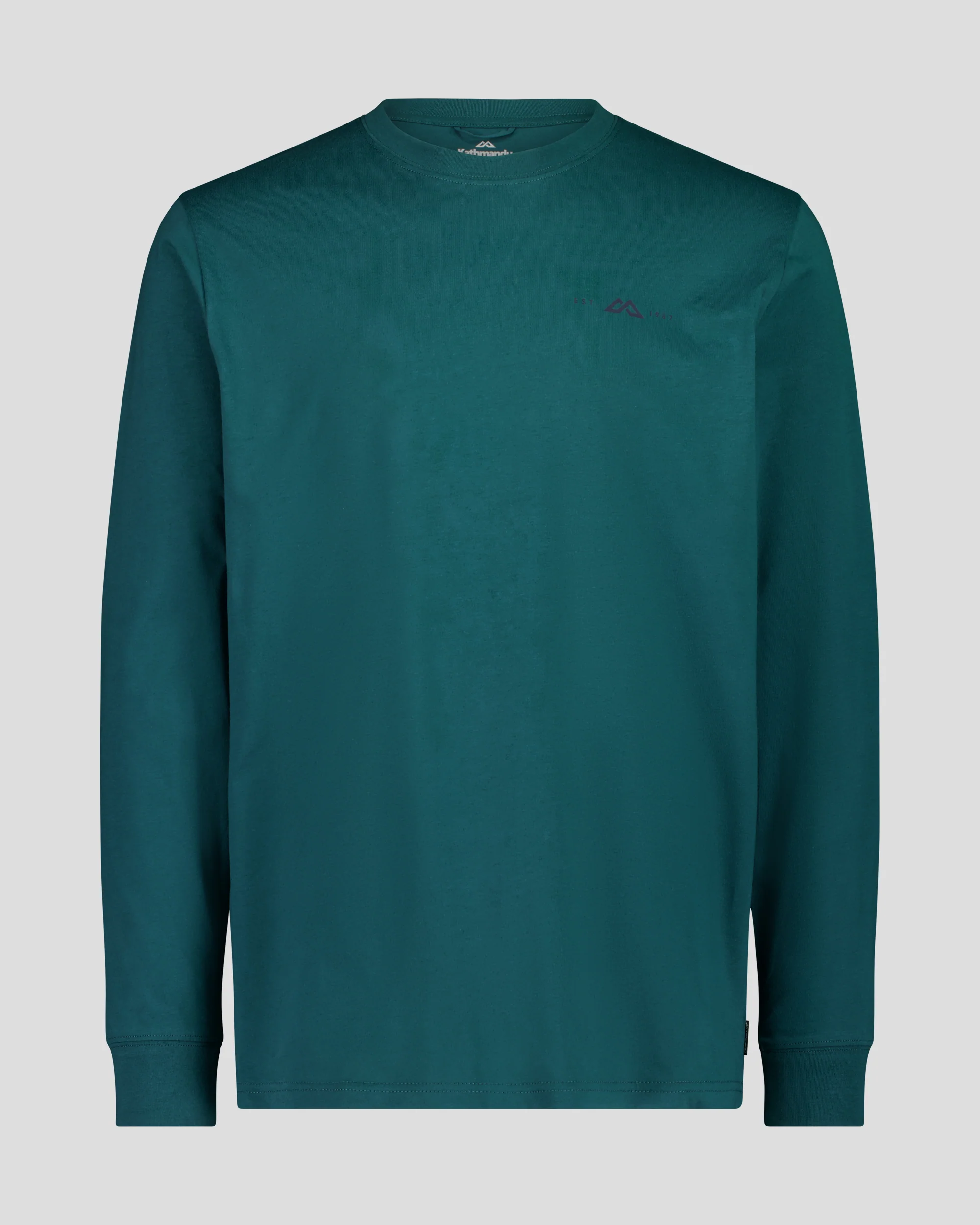 Men's 1987 Organic Cotton Long Sleeve Tee - Ocean