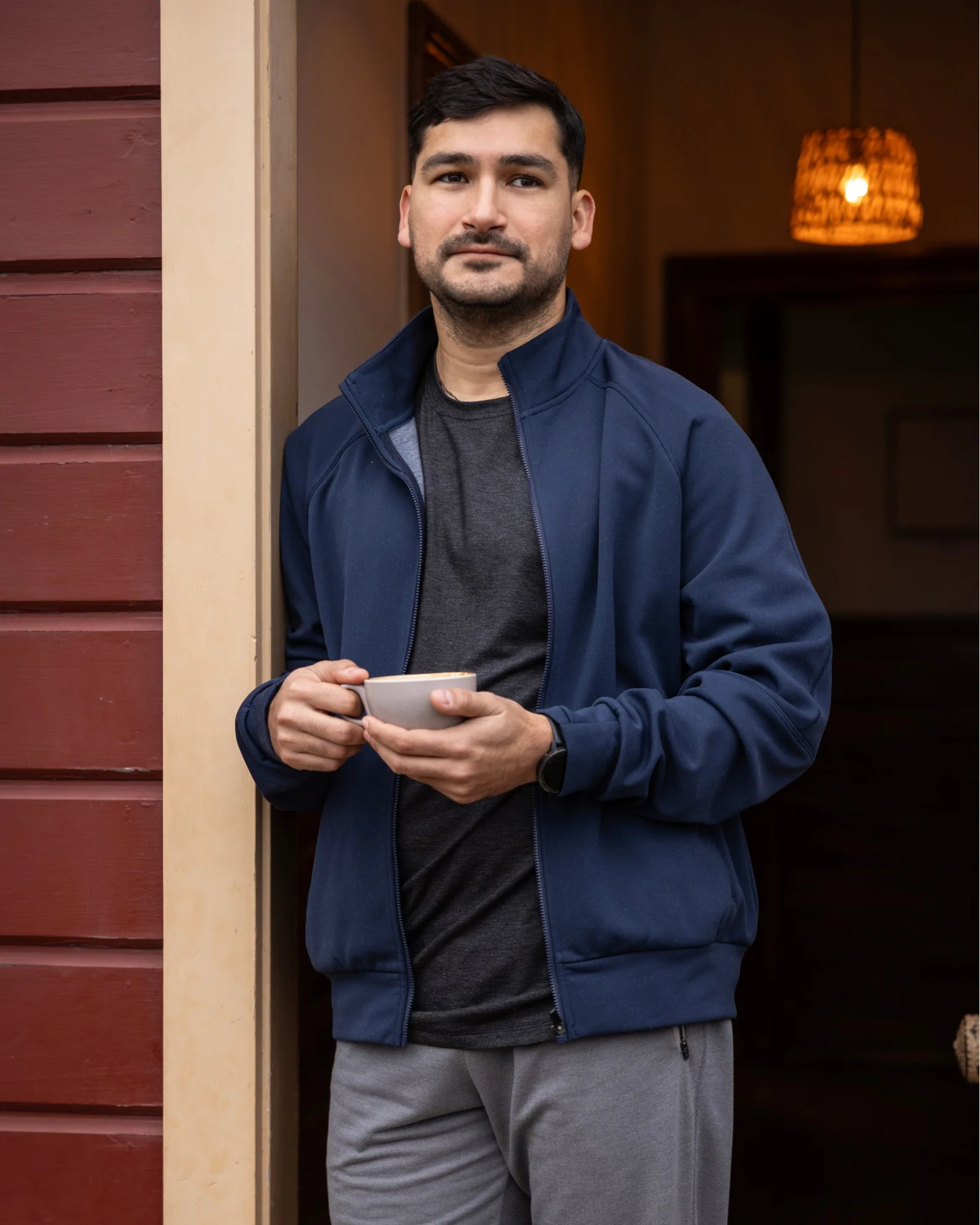Men’s Anytime Knit Bomber Jacket - Classic Navy