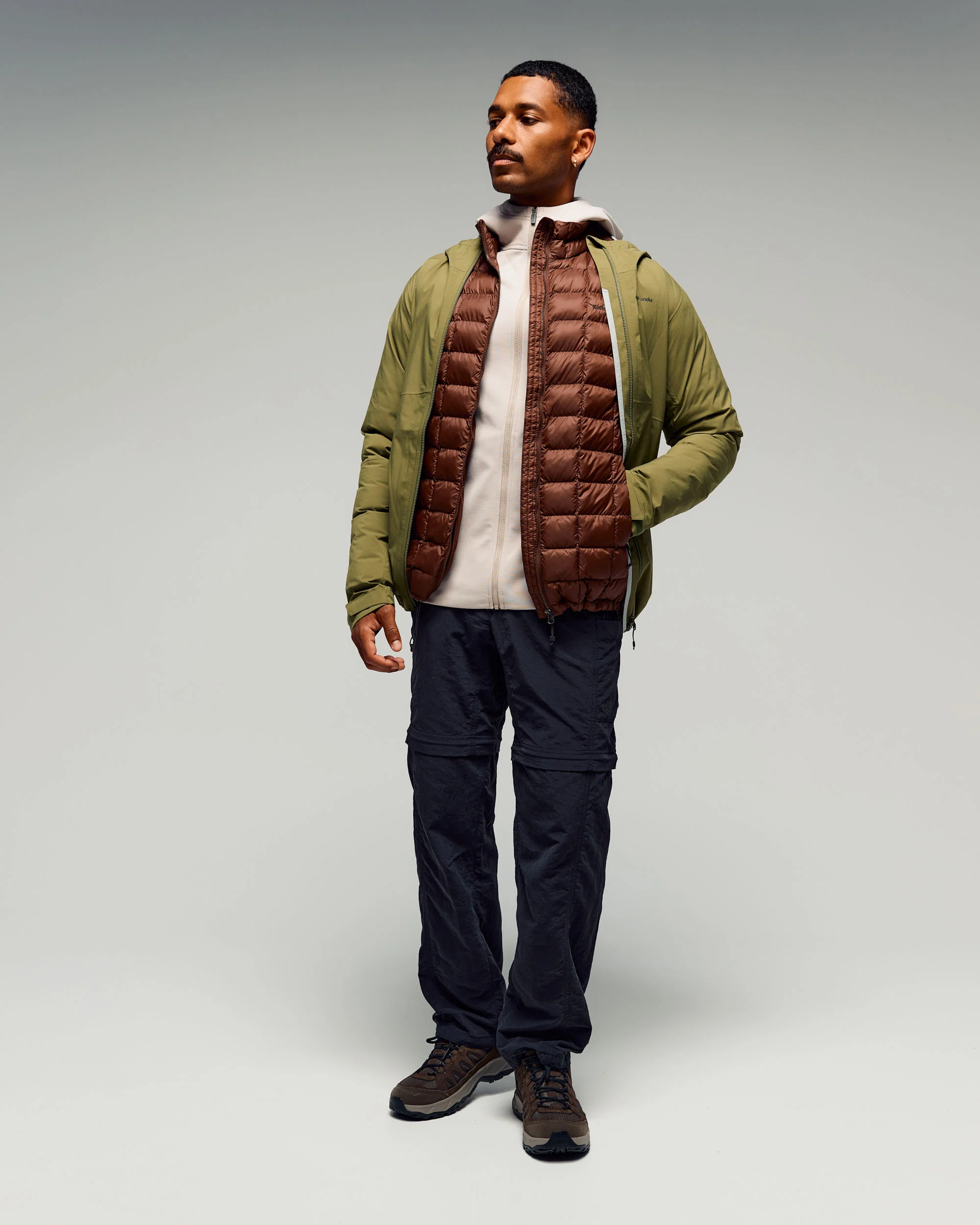 Men's Anytime Fleece Hooded Jacket - Light Hike - Image 5