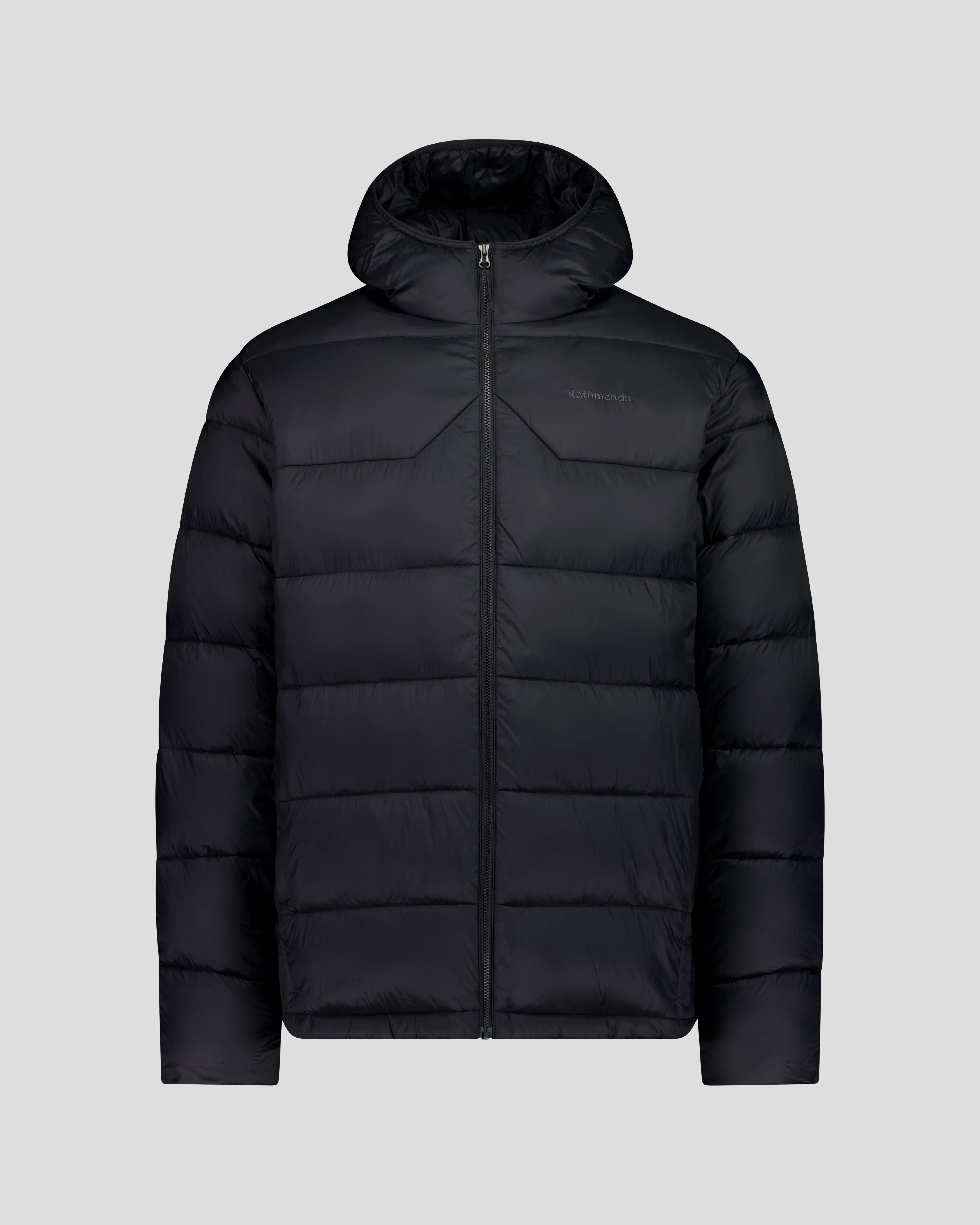 Men's Core Insulated Hooded Jacket - Black Stingray - Image 5
