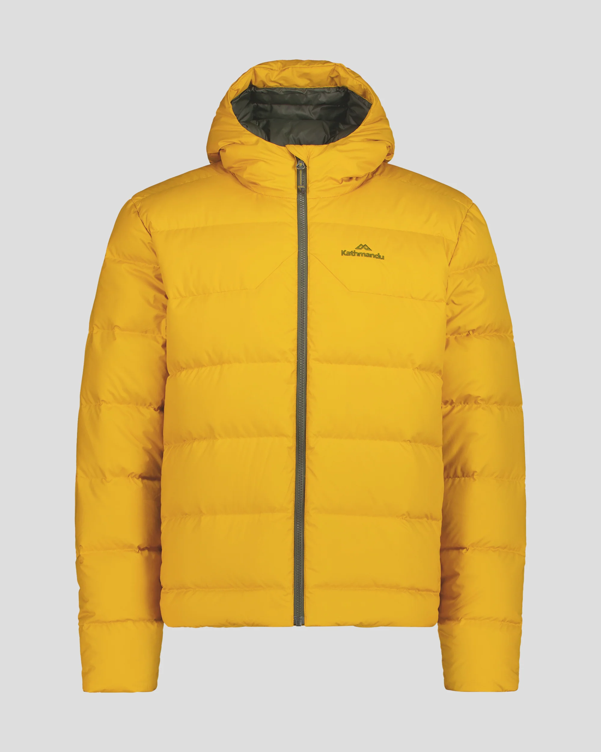 Men's Epiq Falcon Hooded Down Jacket - Mustard Yellow - Image 5