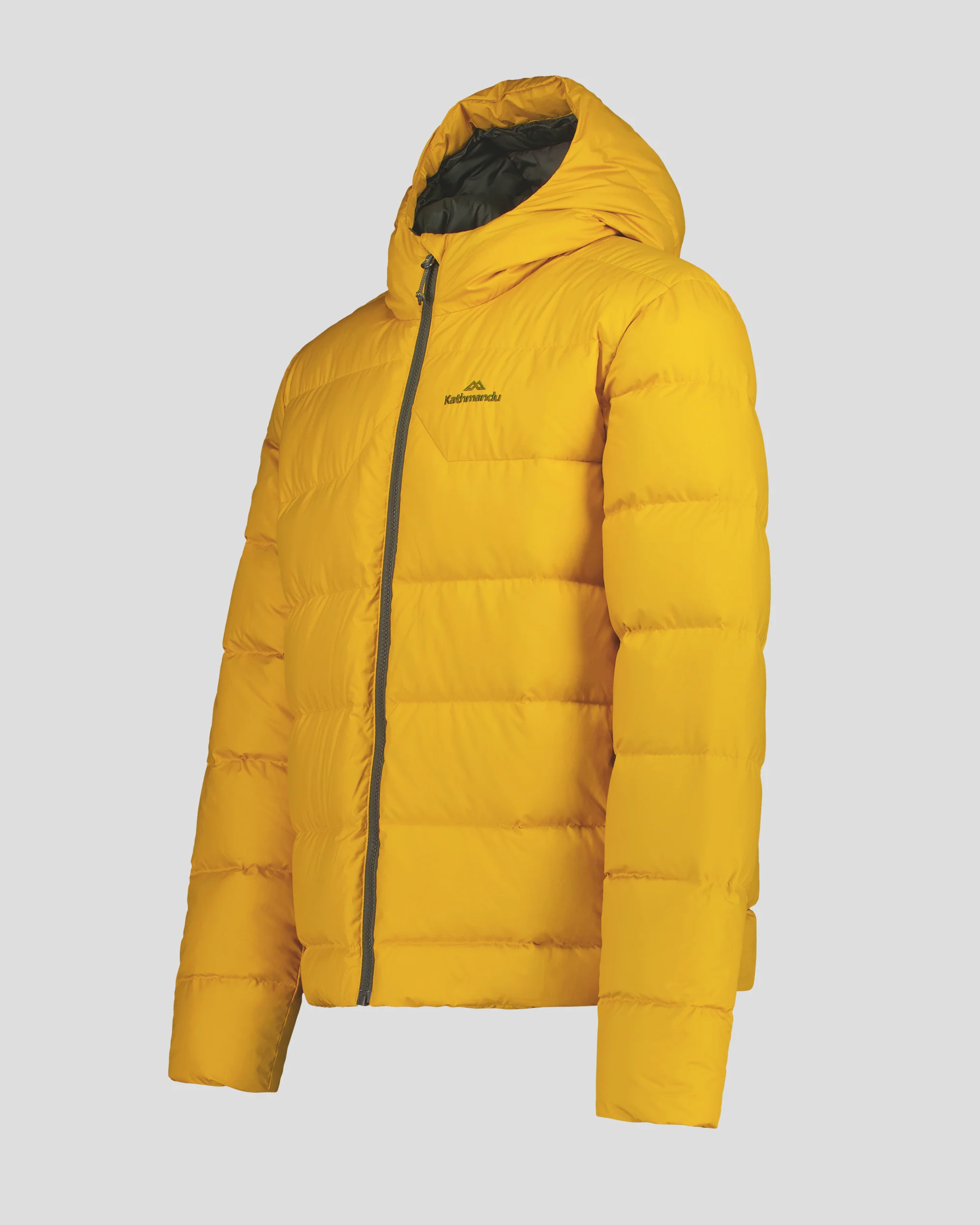 Men's Epiq Falcon Hooded Down Jacket - Mustard Yellow - Image 6