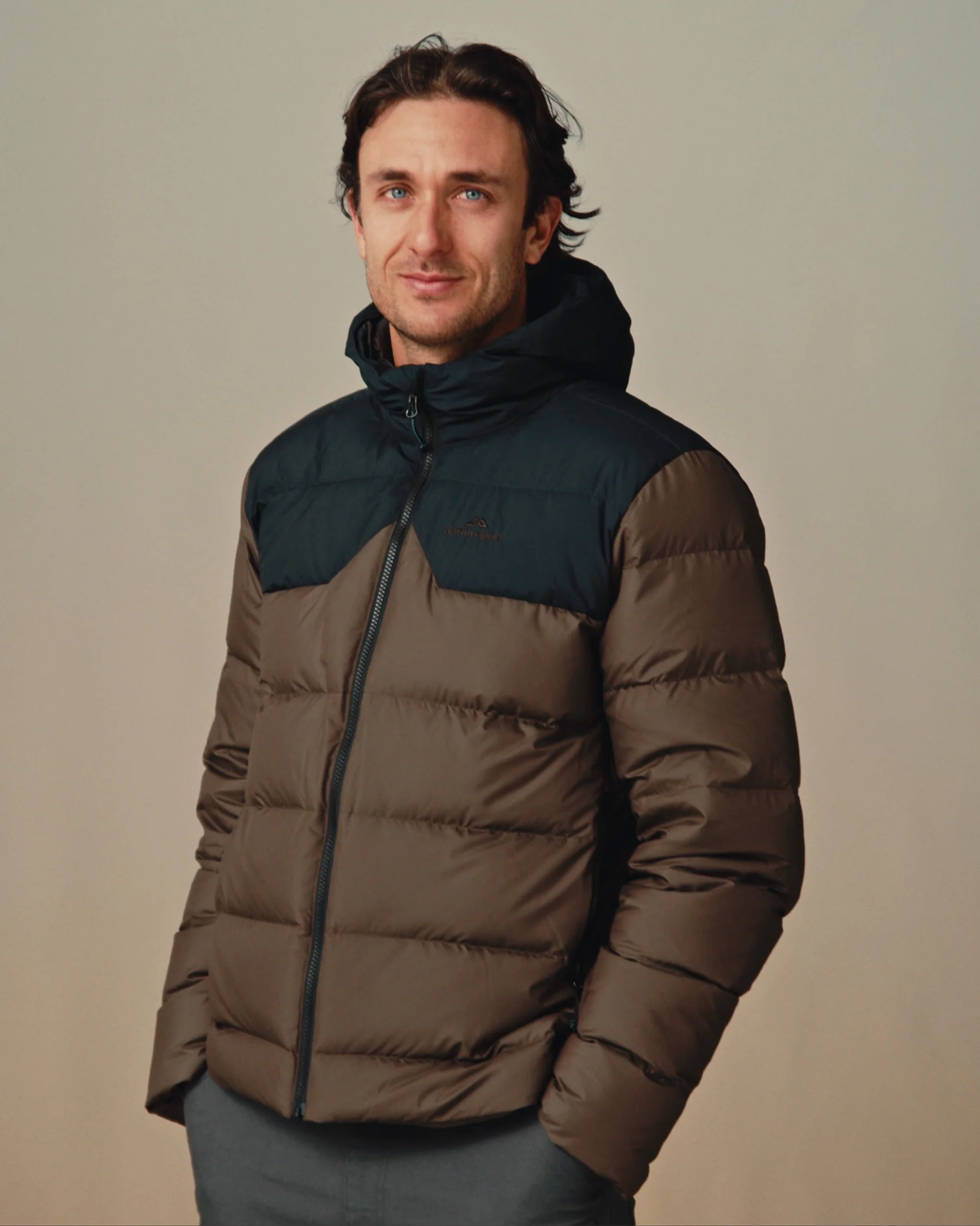 Men's Epiq Steele Hooded Down Jacket - Trail - Image 7