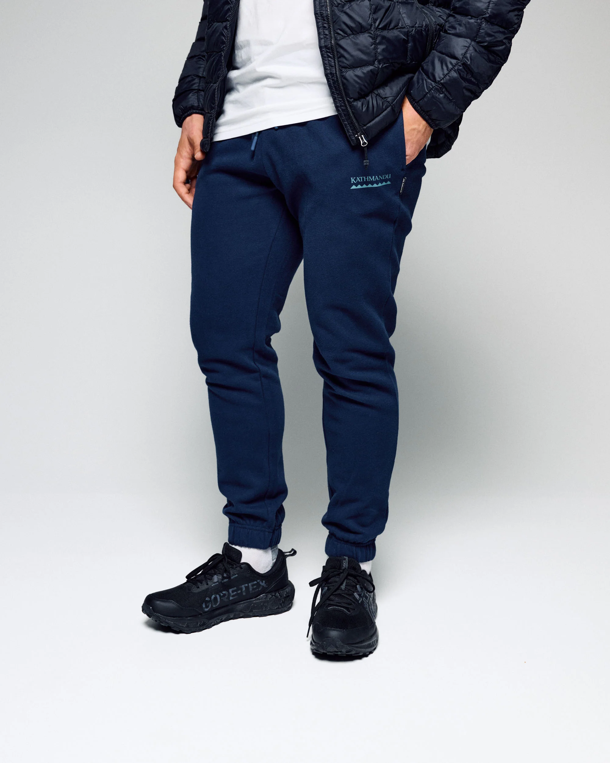 Men's Heritage Logo Brushed Joggers - Classic Navy