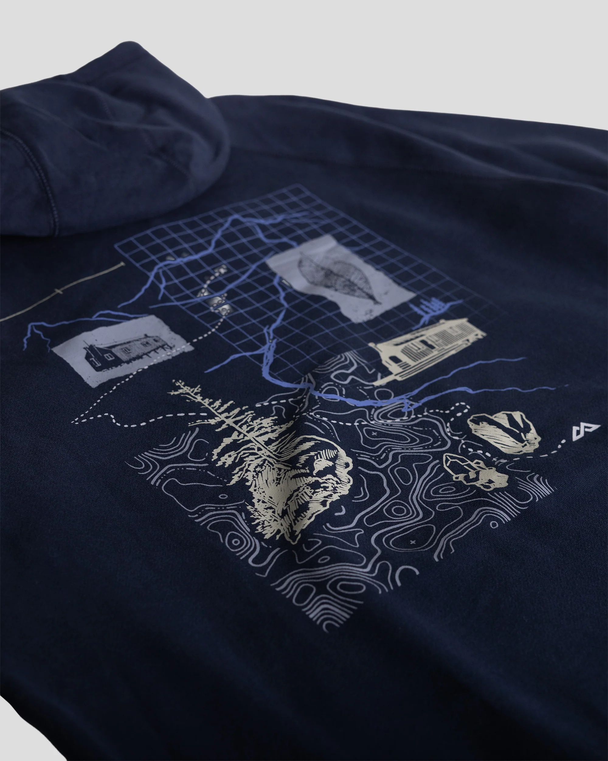 Men's On The Trail Hoodie - Classic Navy - Image 6