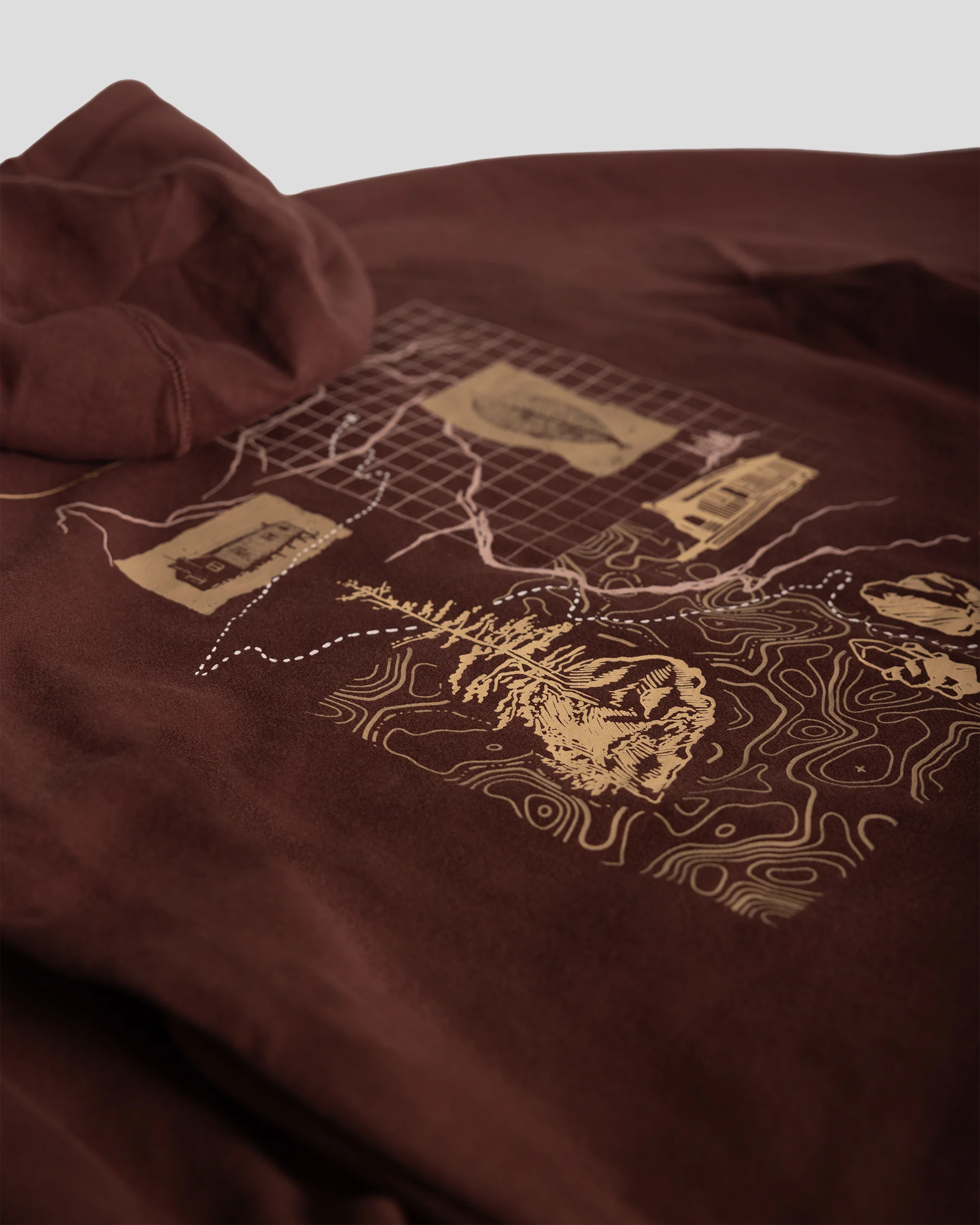 Men's On The Trail Hoodie - Cocoa - Image 6