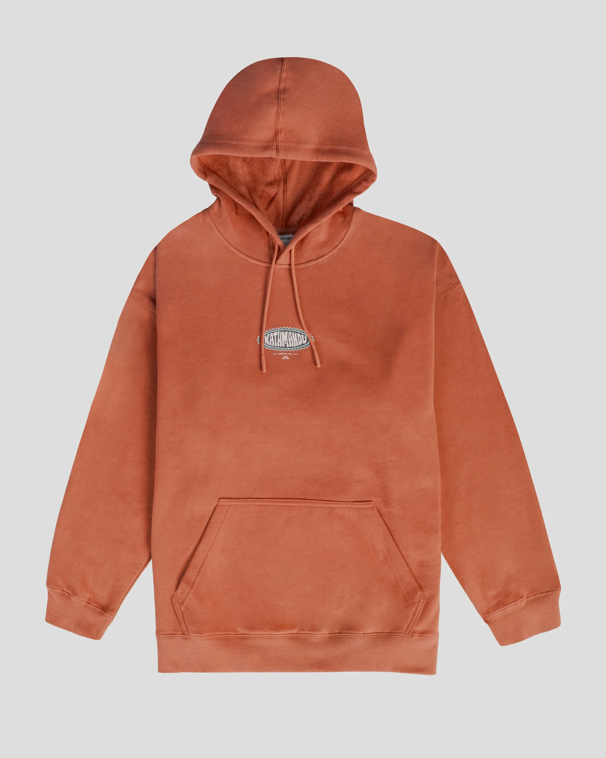 Men’s Retro Badge Hoodie - Copper - Image 4