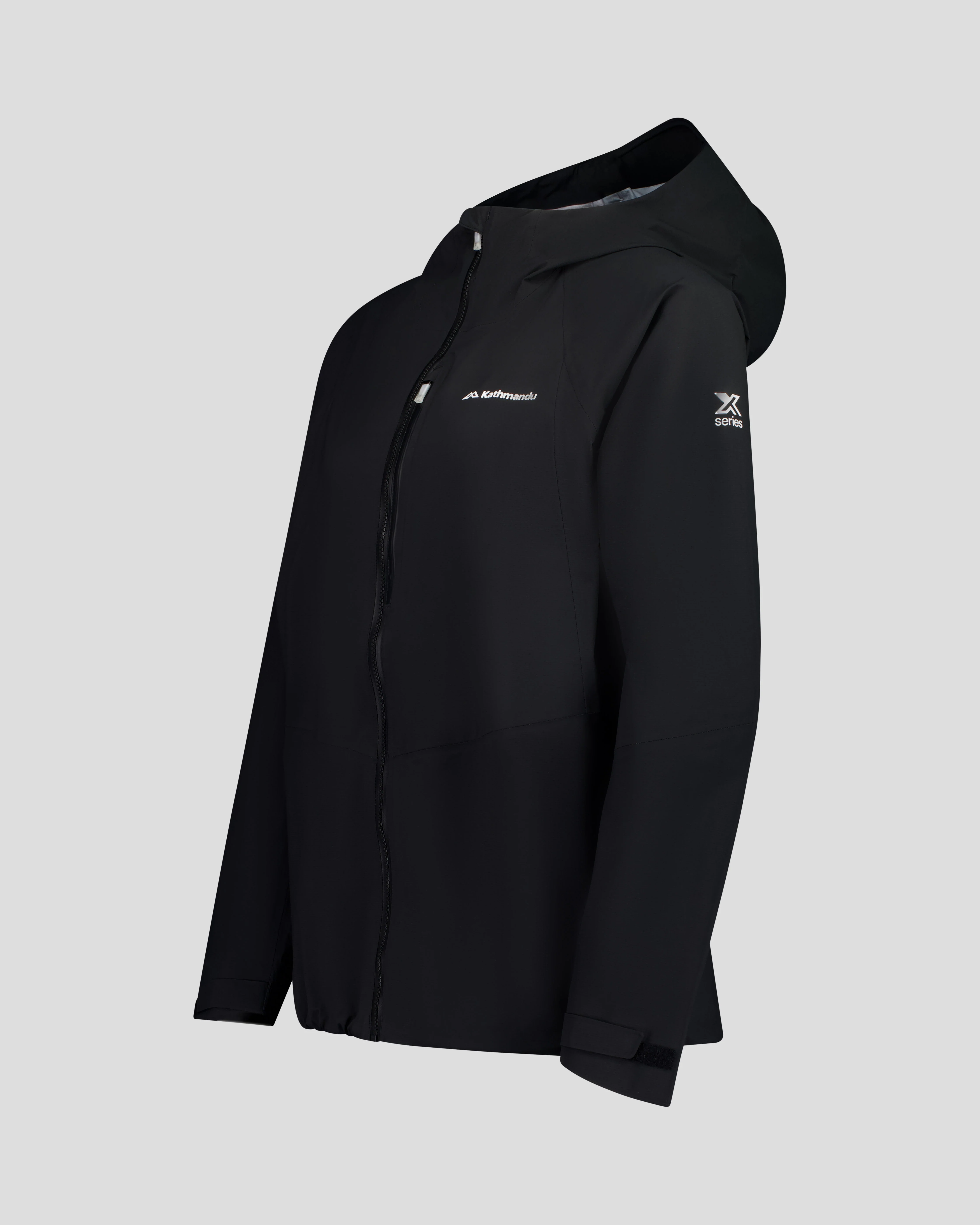 Men's XT Series Cordura 3L Rain Jacket - Black Stingray - Image 10