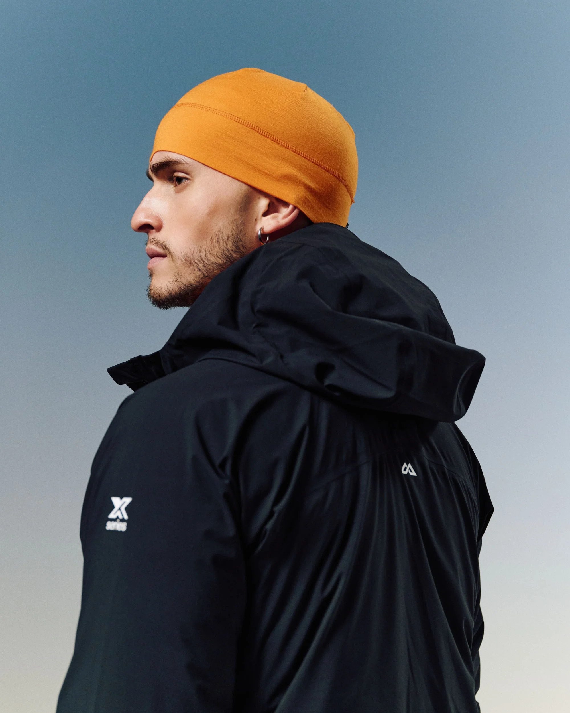 Men's XT Series Cordura 3L Rain Jacket - Black Stingray - Image 4