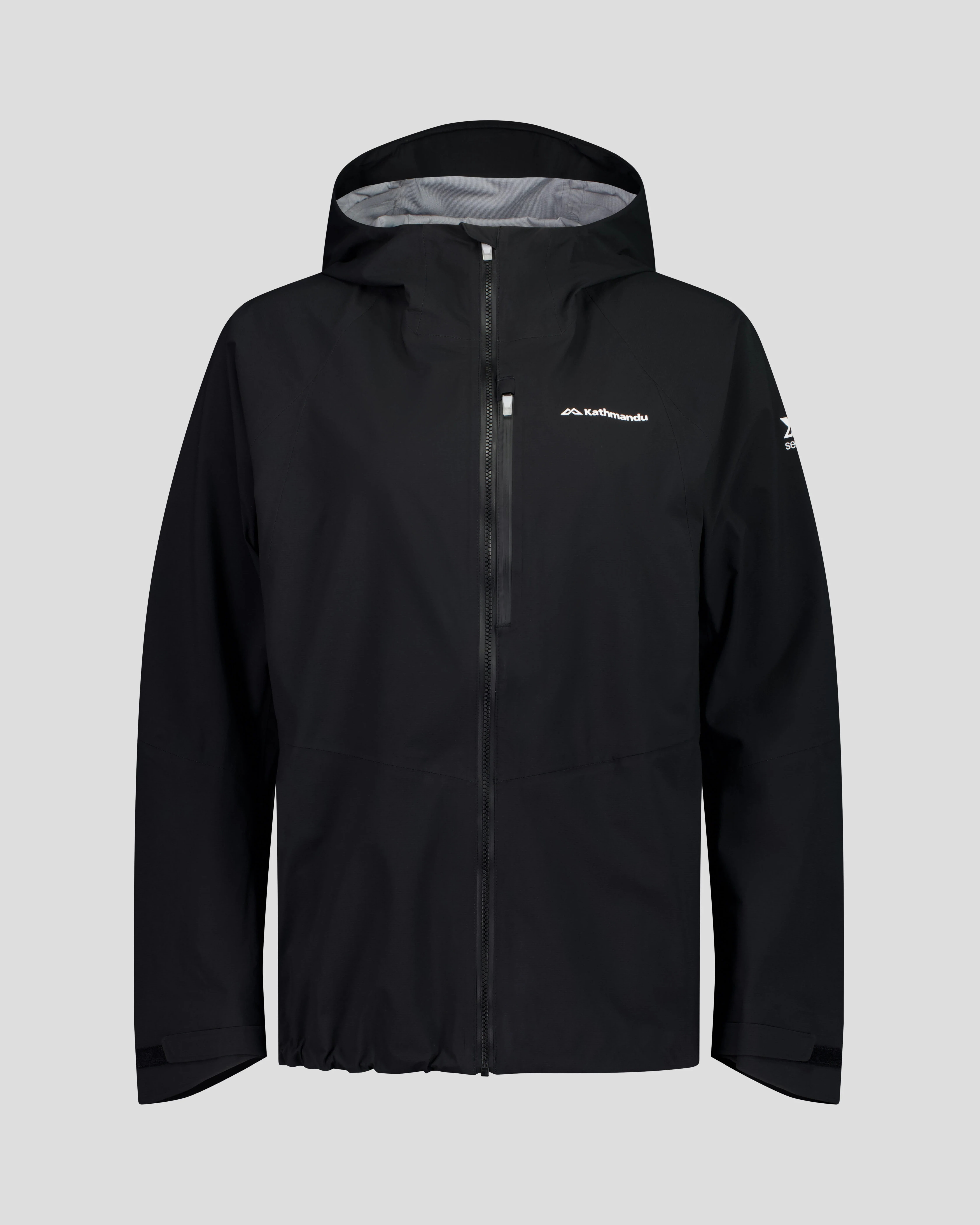 Men's XT Series Cordura 3L Rain Jacket - Black Stingray - Image 9