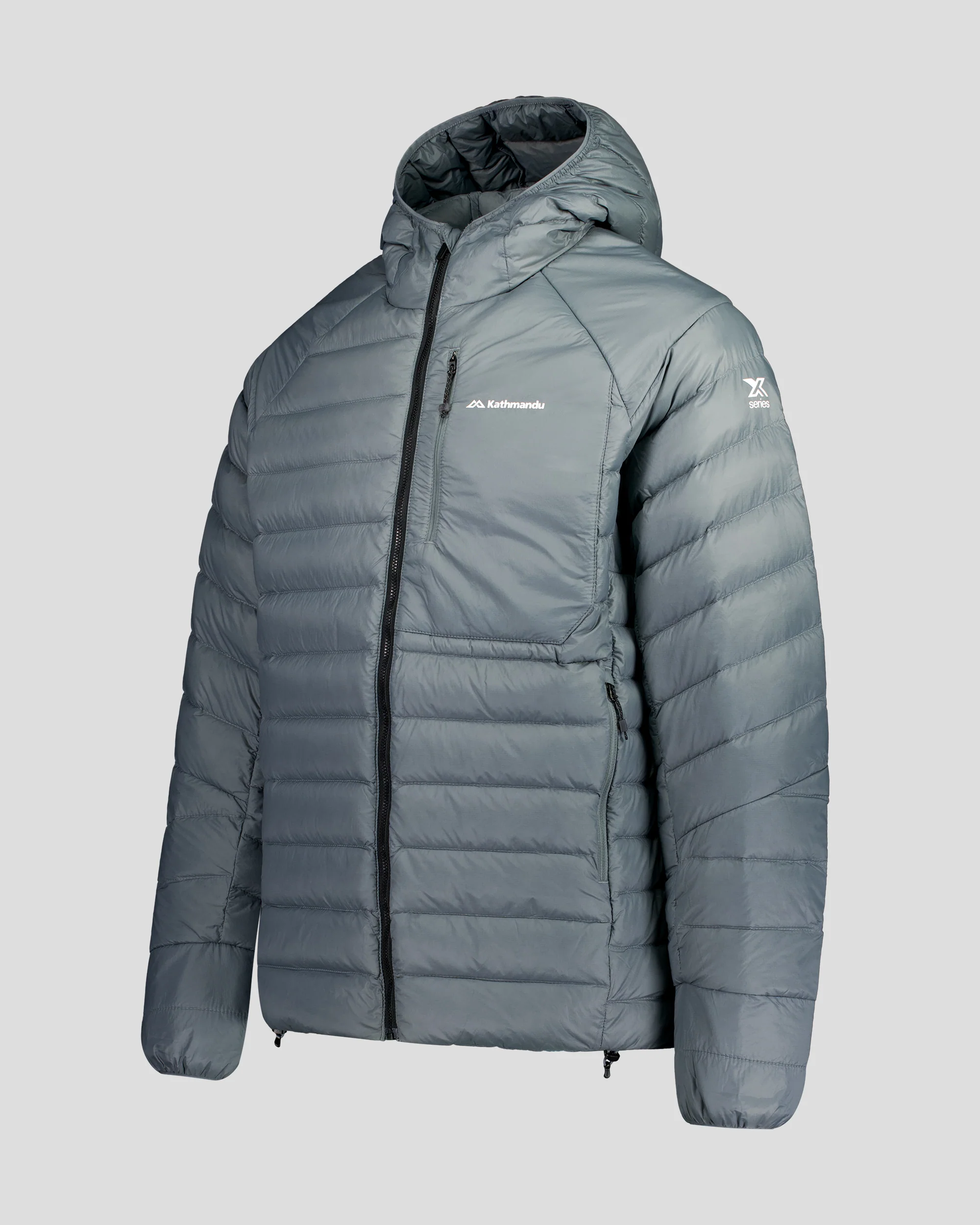 Men's XT Series Cordura LT Down Hooded Jacket - Moon - Image 11