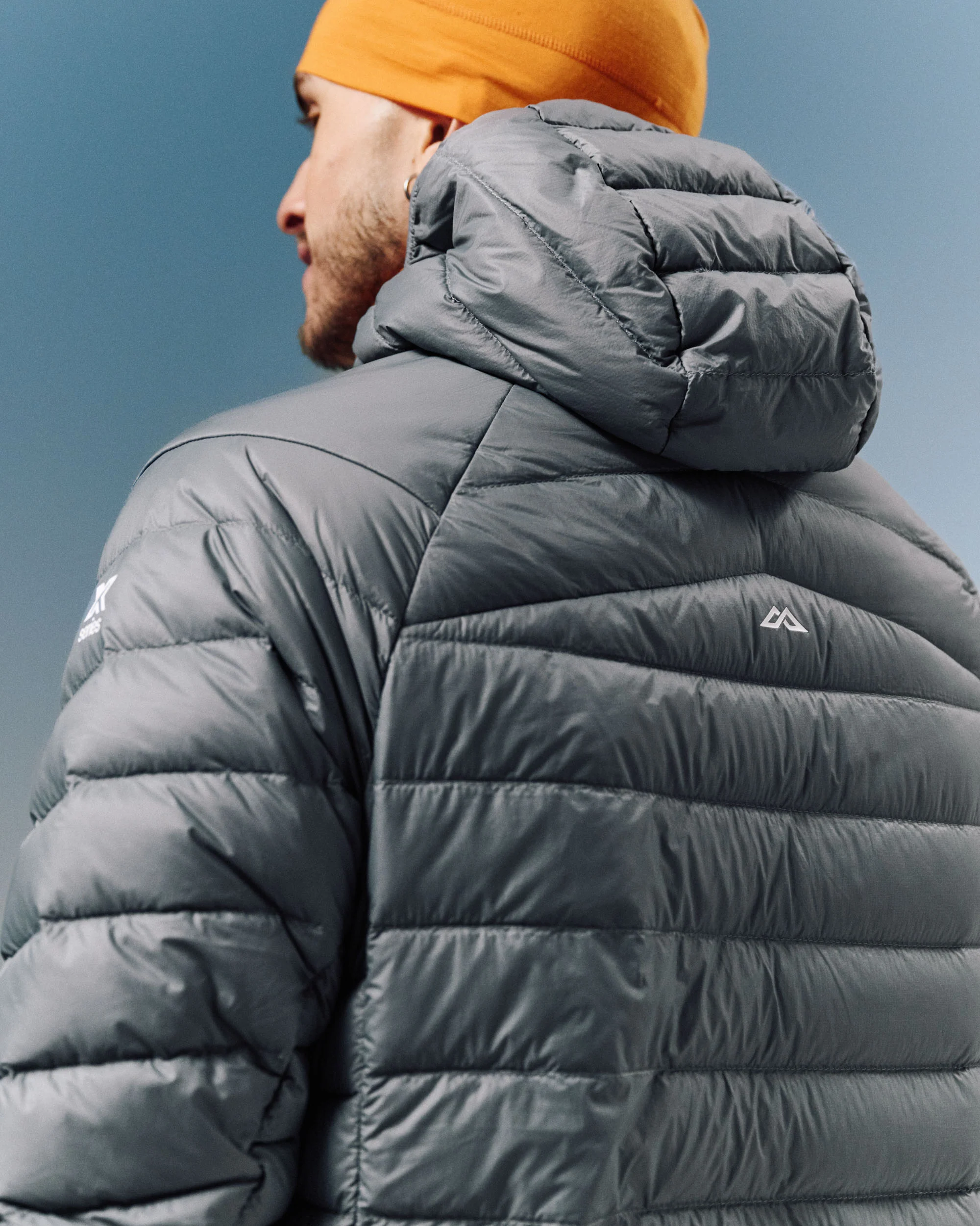 Men's XT Series Cordura LT Down Hooded Jacket - Moon - Image 6