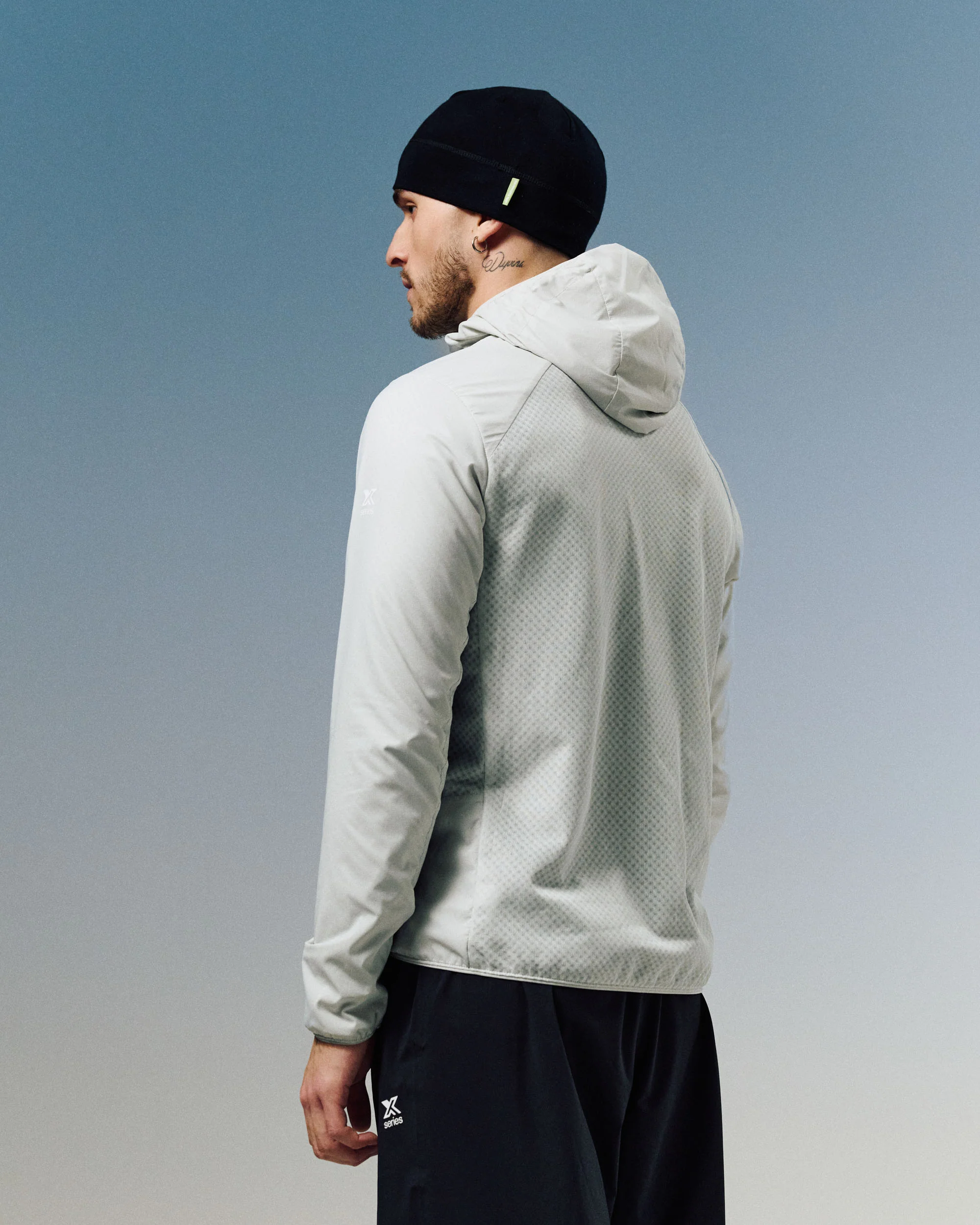 Men's XT Series Hybrid Octa Fleece Hood Jacket - Mist - Image 6