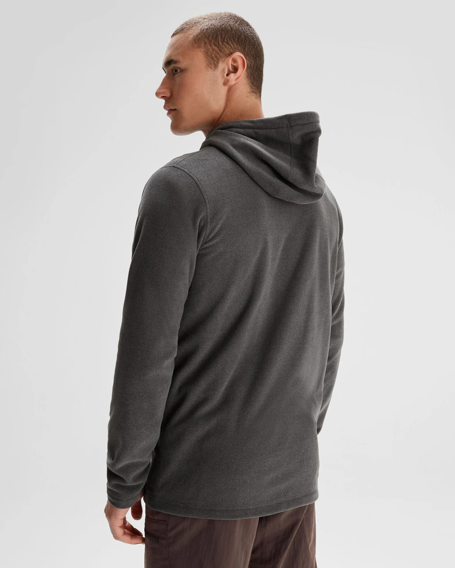 Men's Mt Aspiring Hooded Fleece Jacket - Metal - Image 4