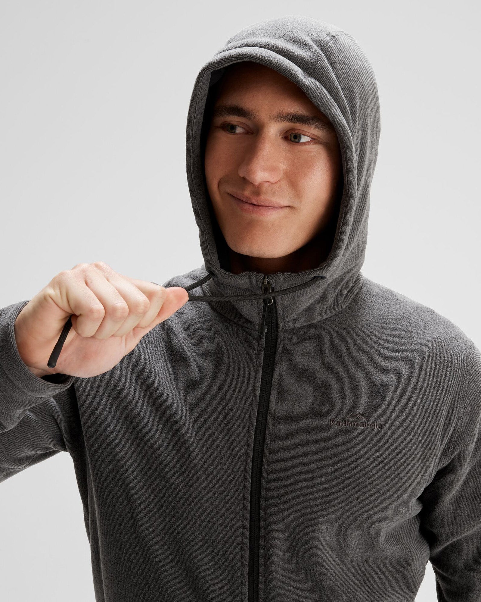 Men's Mt Aspiring Hooded Fleece Jacket - Metal - Image 7