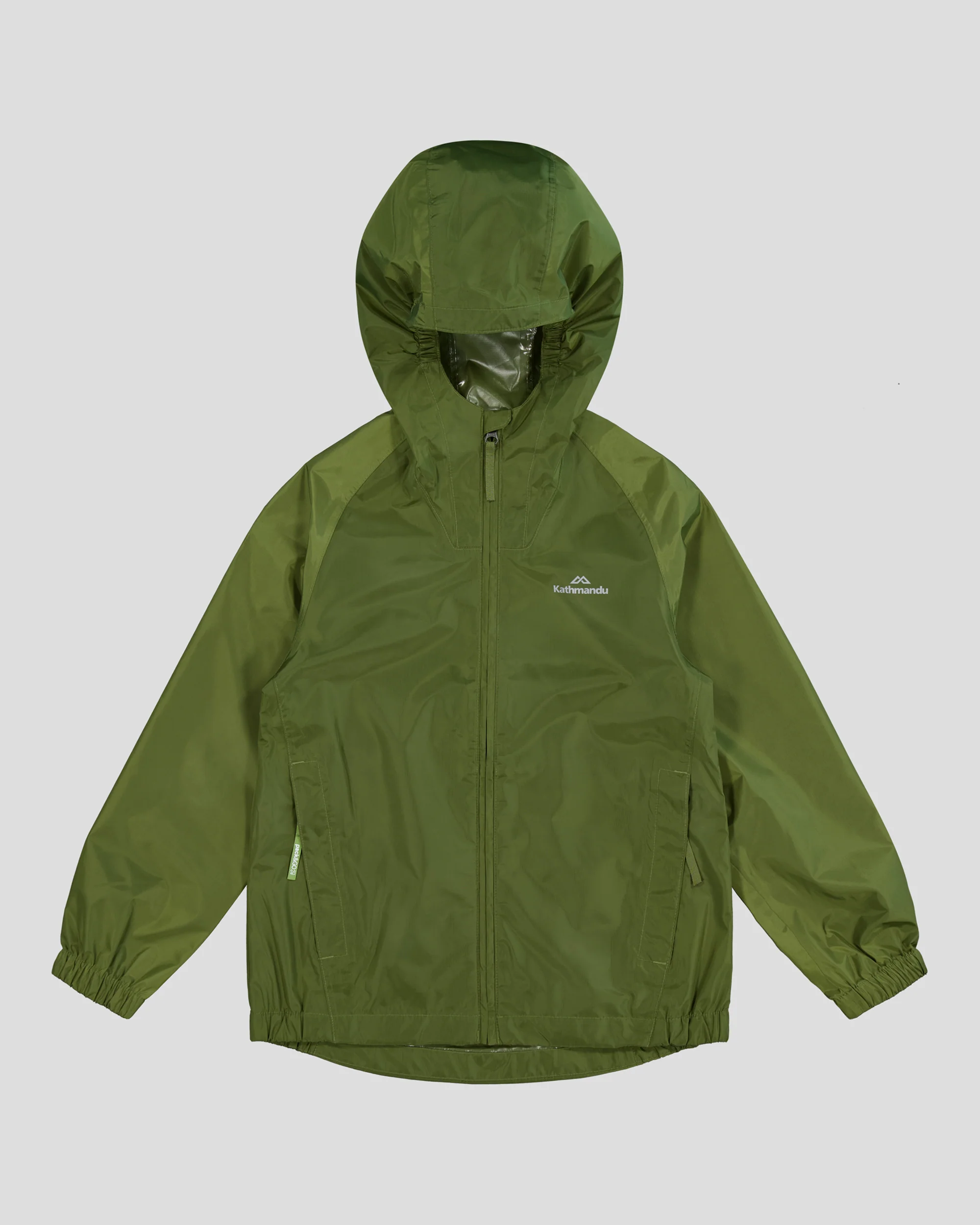 Kids' Pocket-it 2L Rain Jacket v4 - Dark Fern