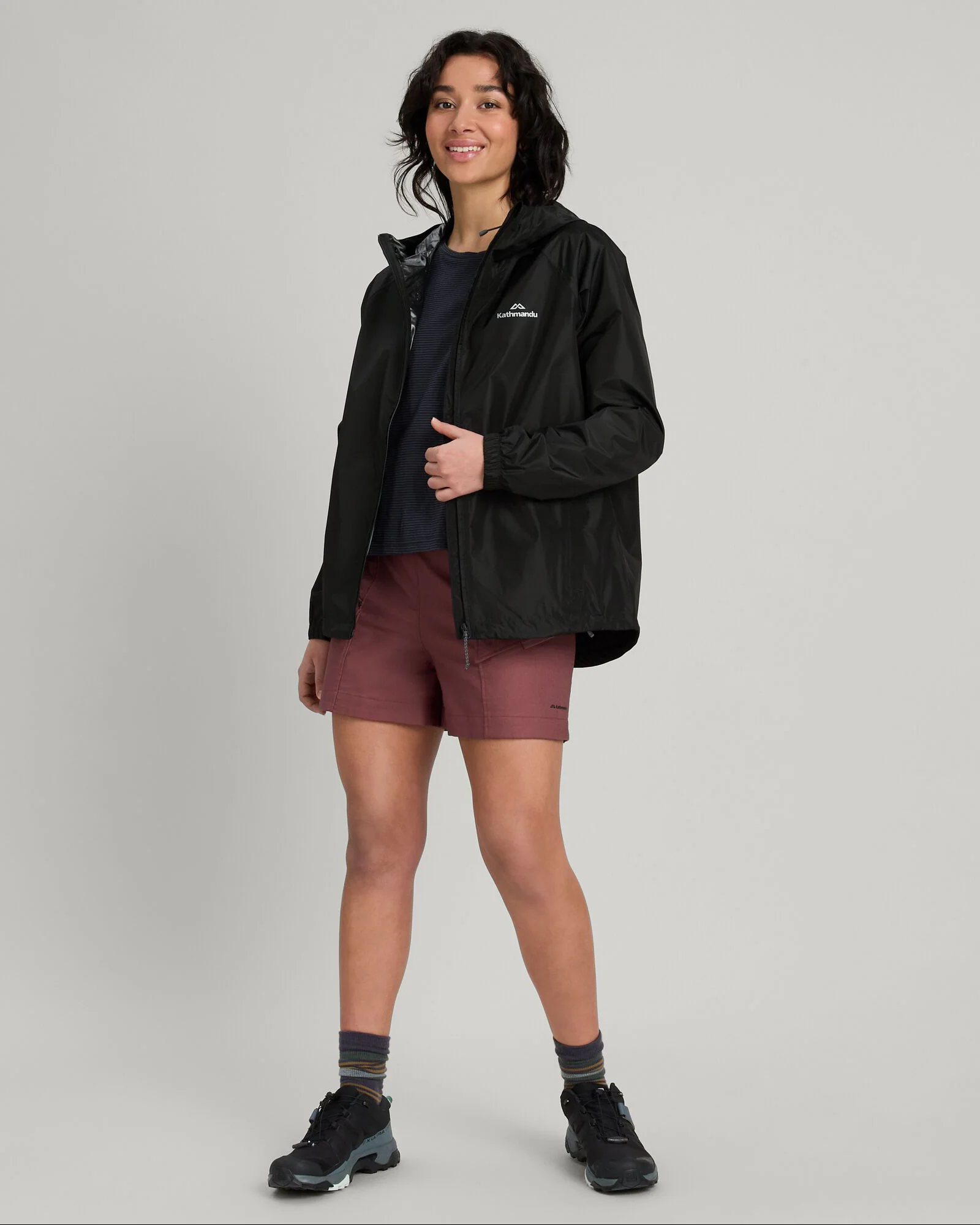 Women's Pocket-it 2-layer Rain Jacket - Black - Image 2