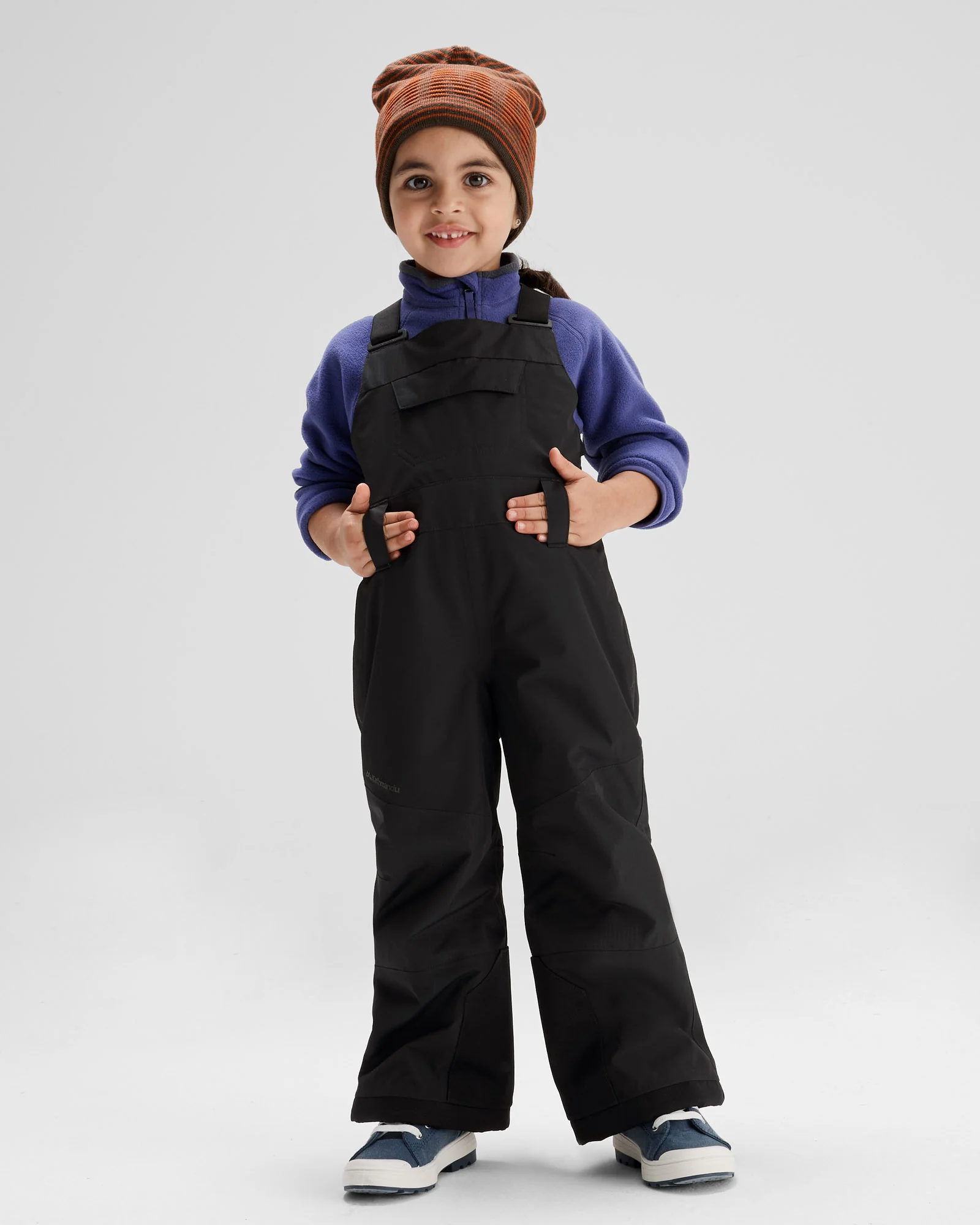 Kids' PWDR-Days 2L Insulated Snow Bib - Black Stingray